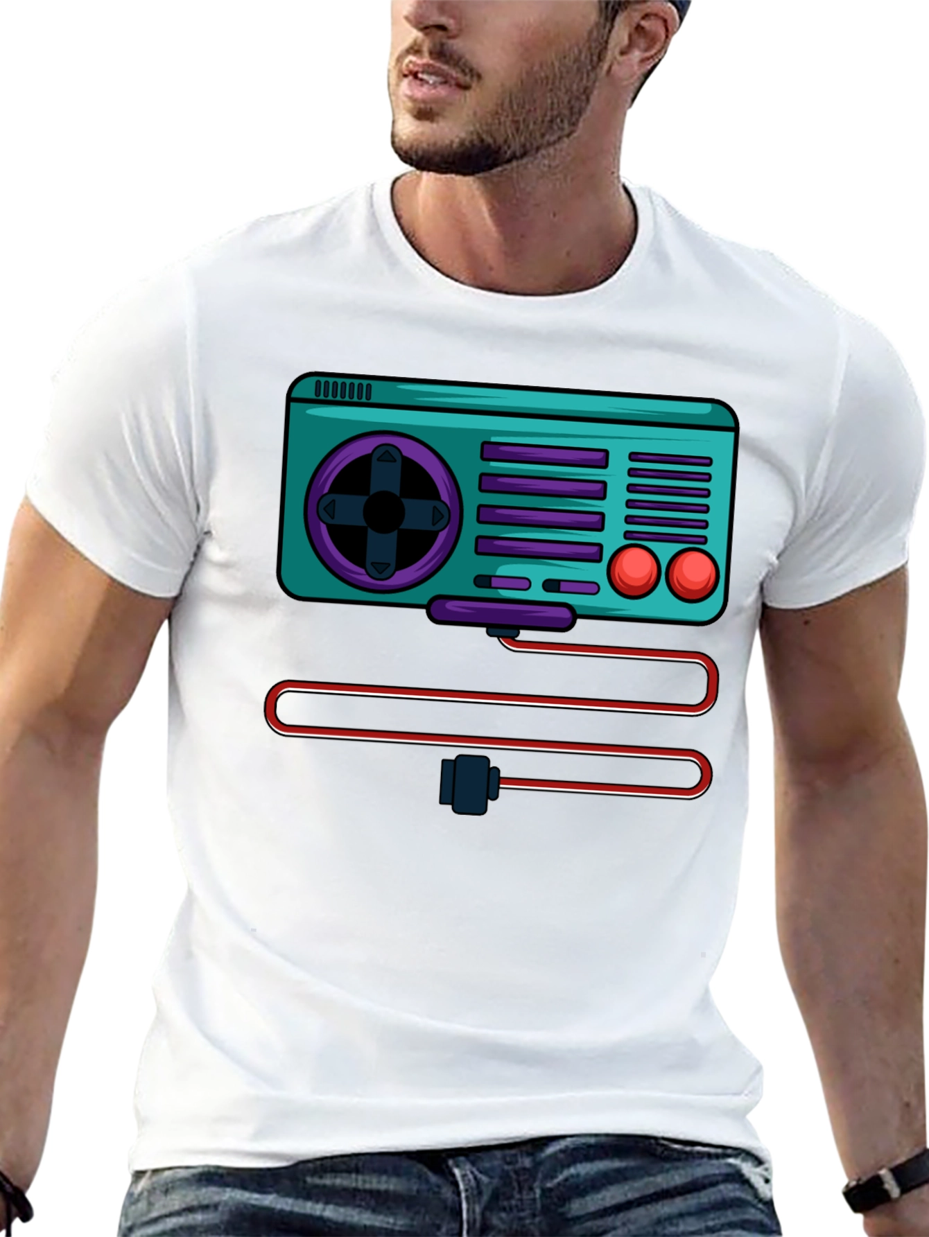 Retro Gaming Console Graphic Tee