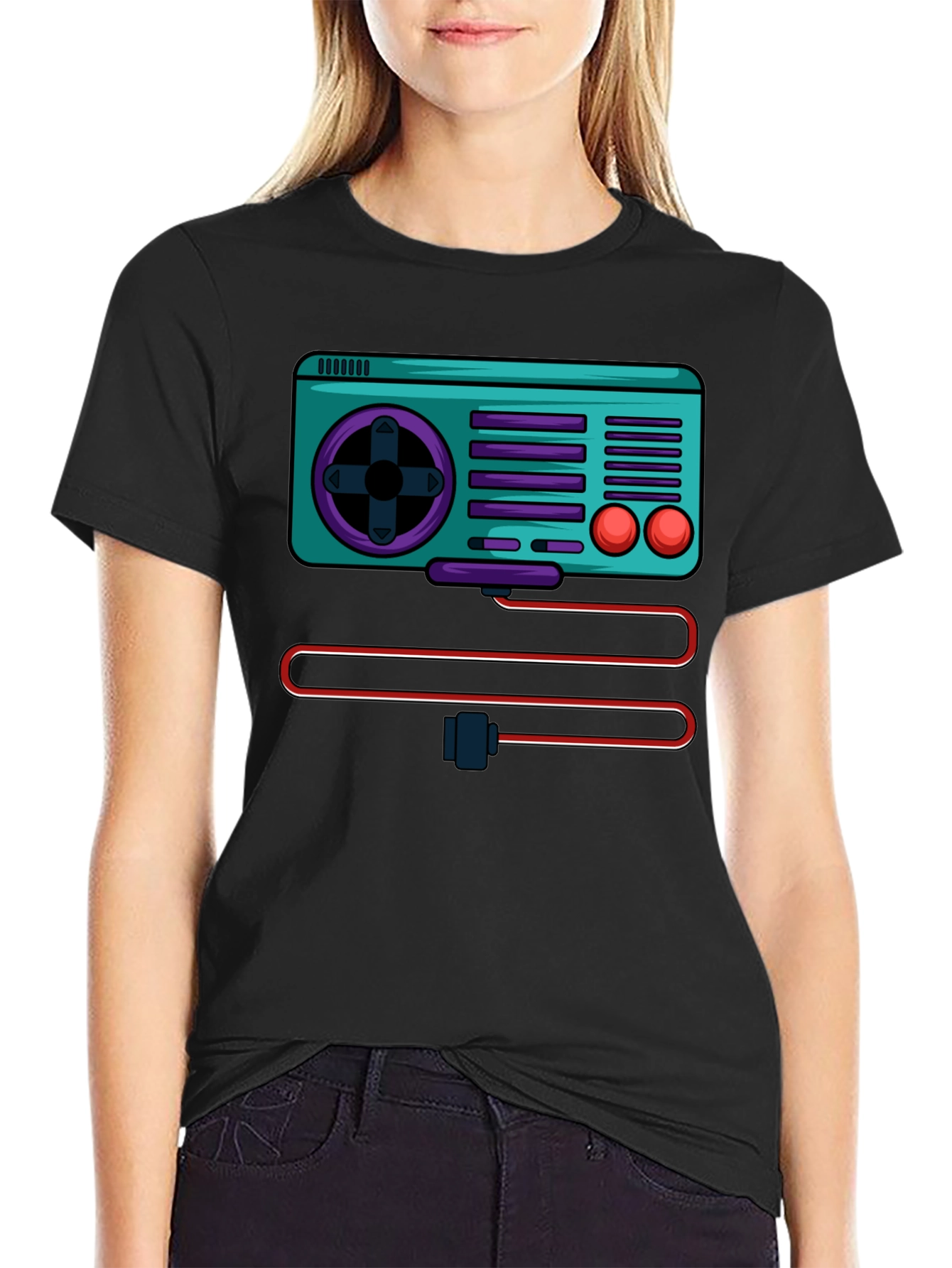 Retro Gaming Console Graphic Tee