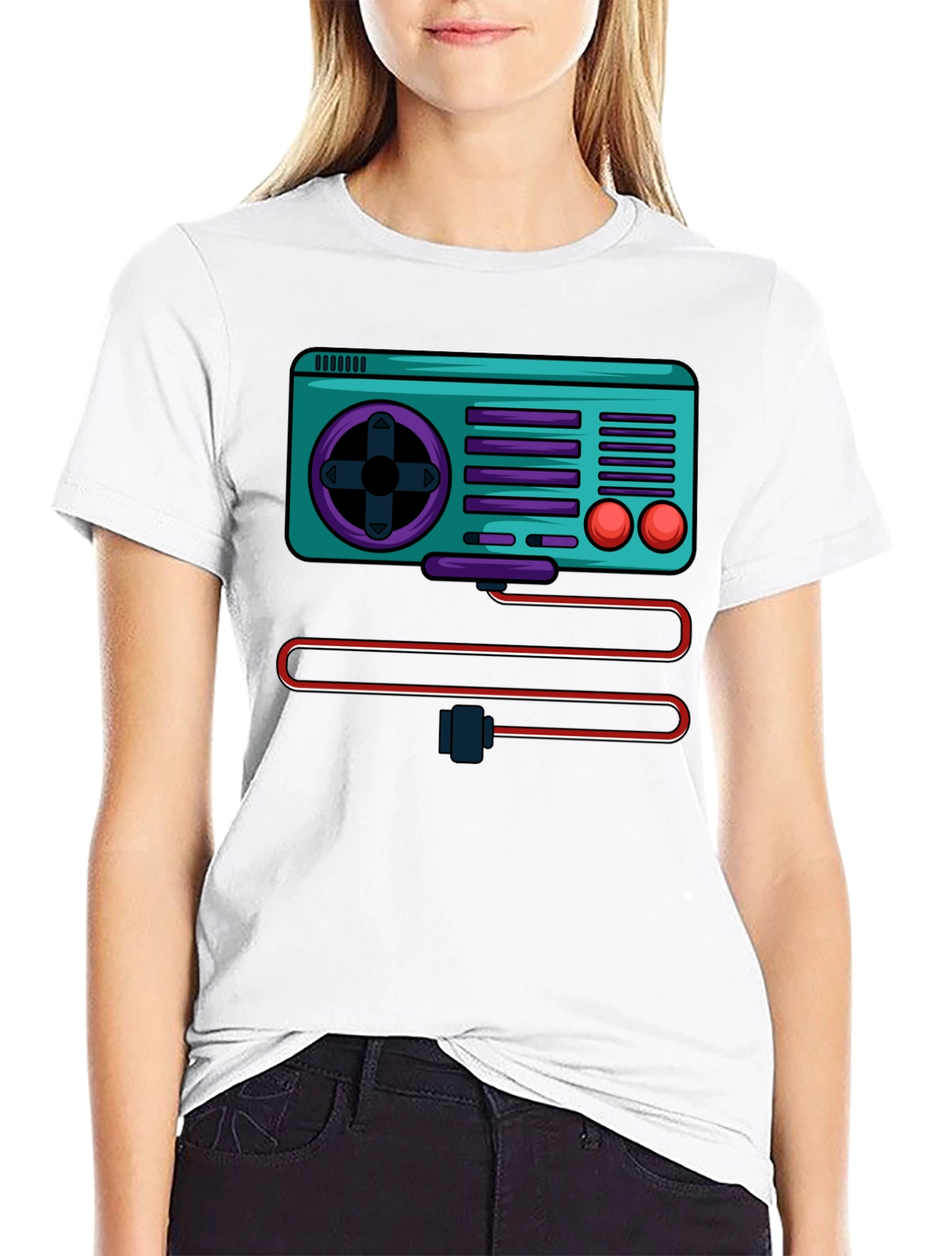 Retro Gaming Console Graphic Tee