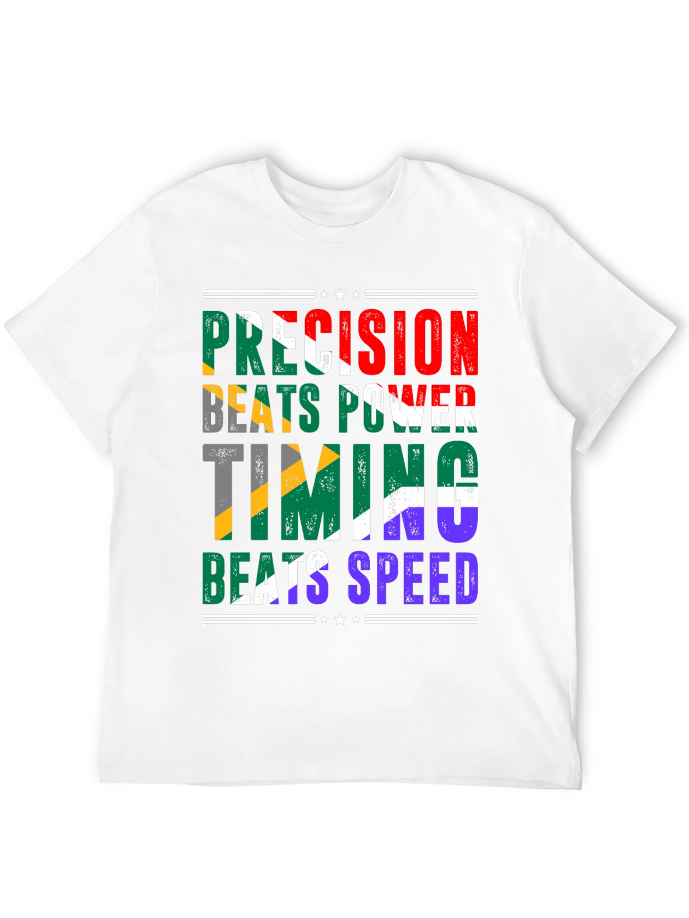 Precision Beats Power T-Shirt - Unique Design