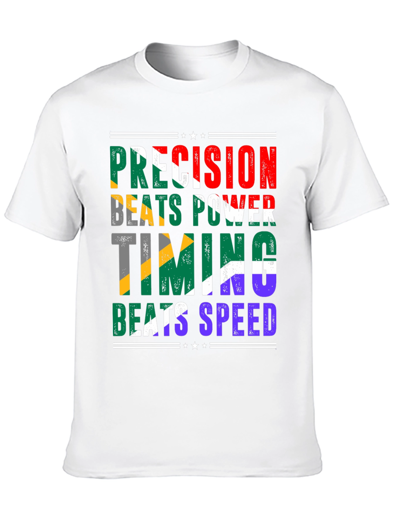 Precision Beats Power T-Shirt - Unique Design