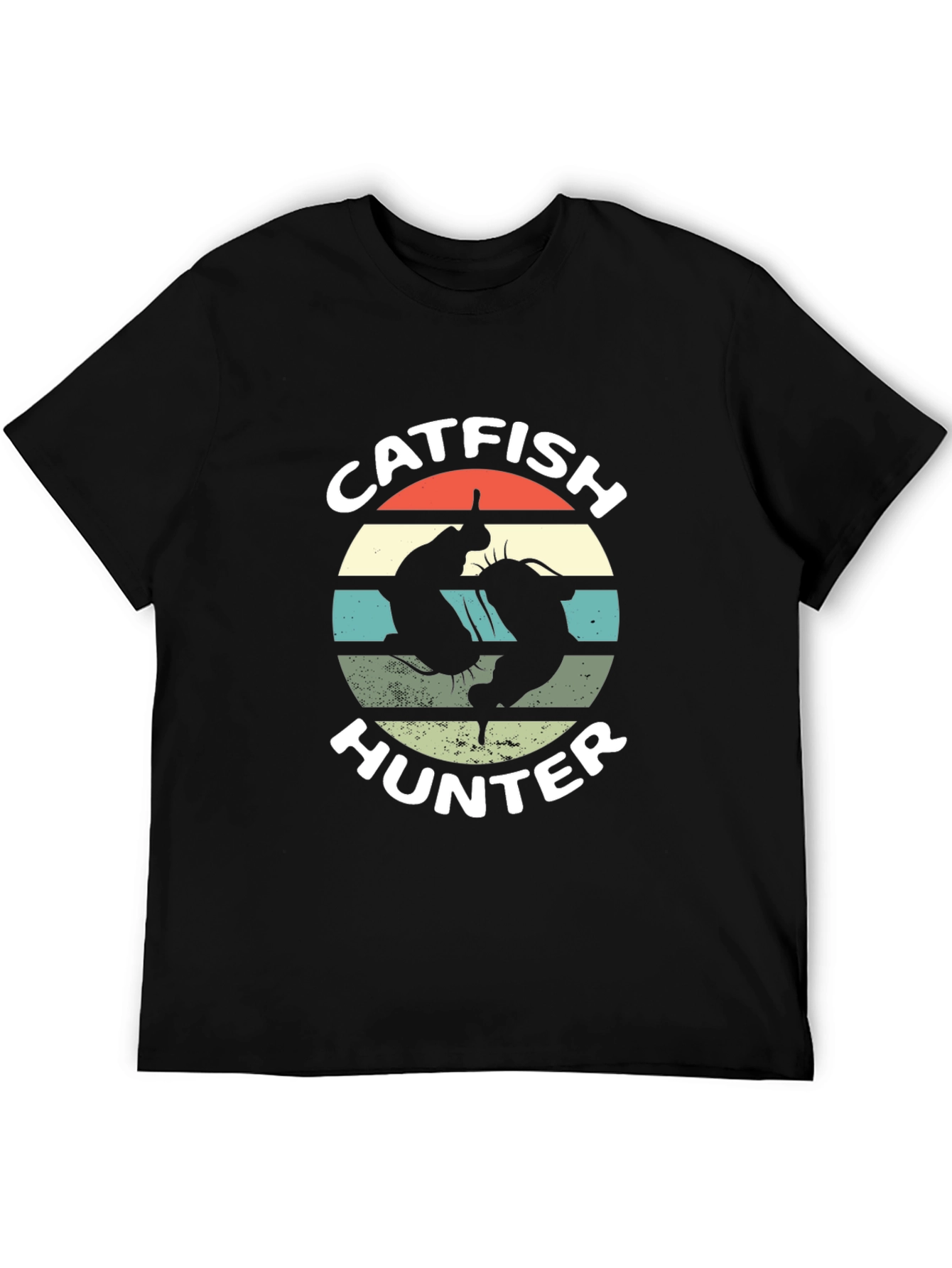 Catfish Hunter Black Graphic T-Shirt