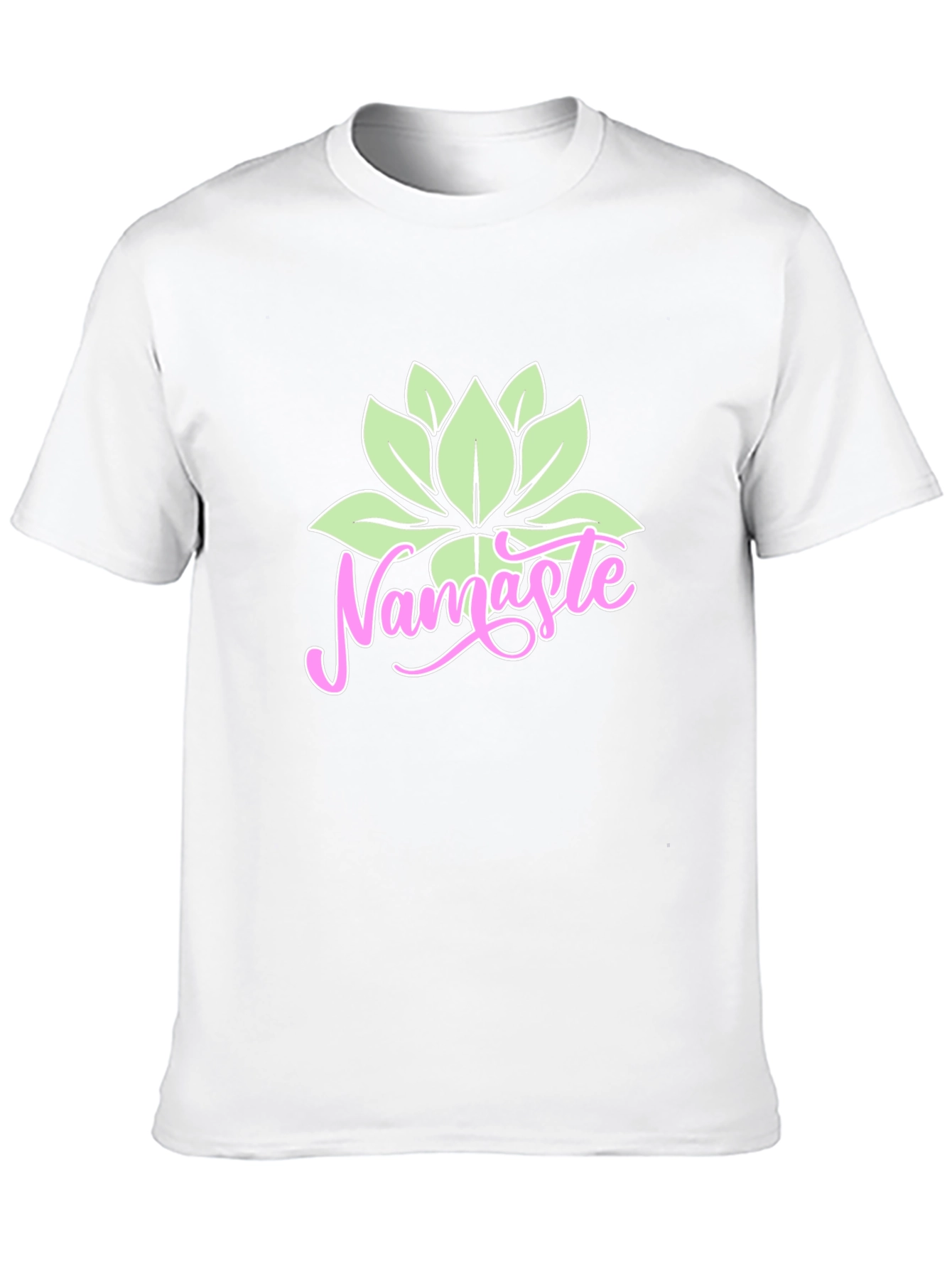 Namaste Lotus Graphic T-Shirt - Black