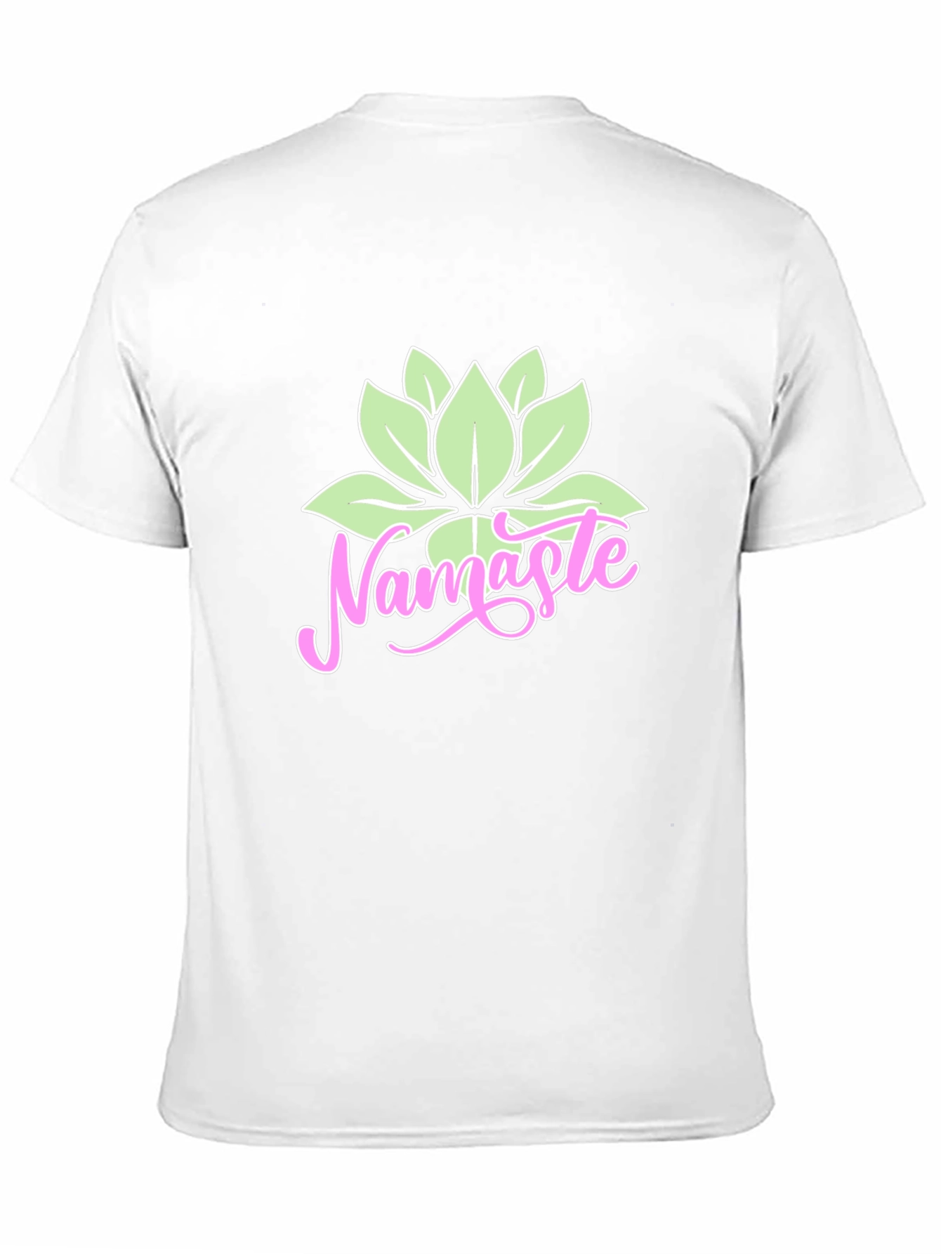 Namaste Lotus Graphic T-Shirt - Black