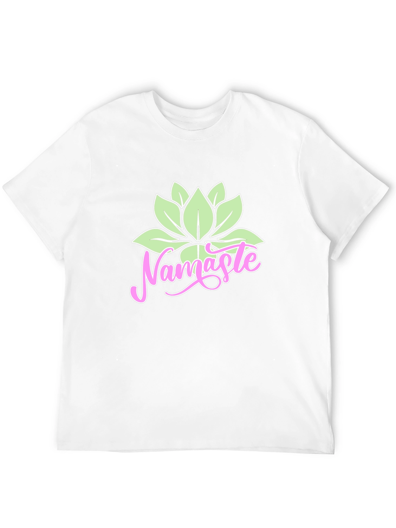 Namaste Lotus Graphic T-Shirt - Black