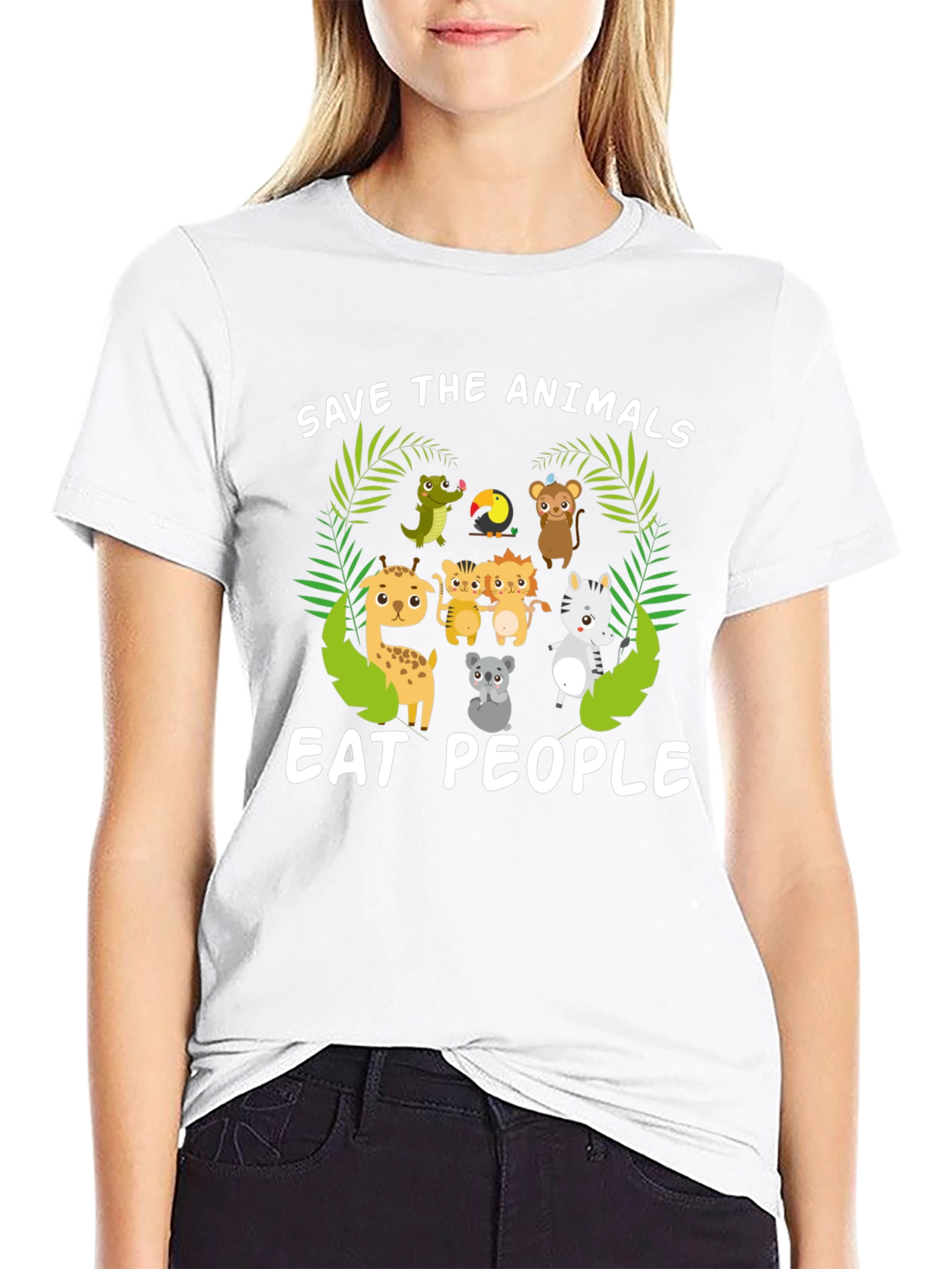 Save the Animals Eat People T-Shirt