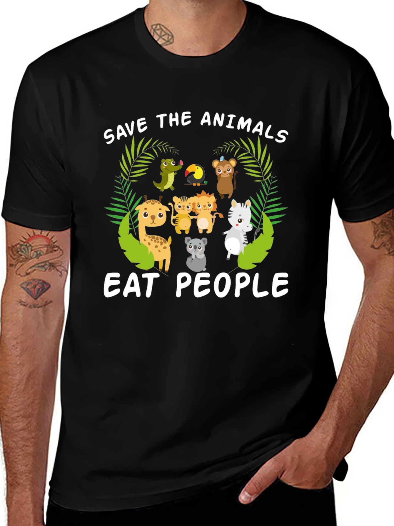 Save the Animals Eat People T-Shirt