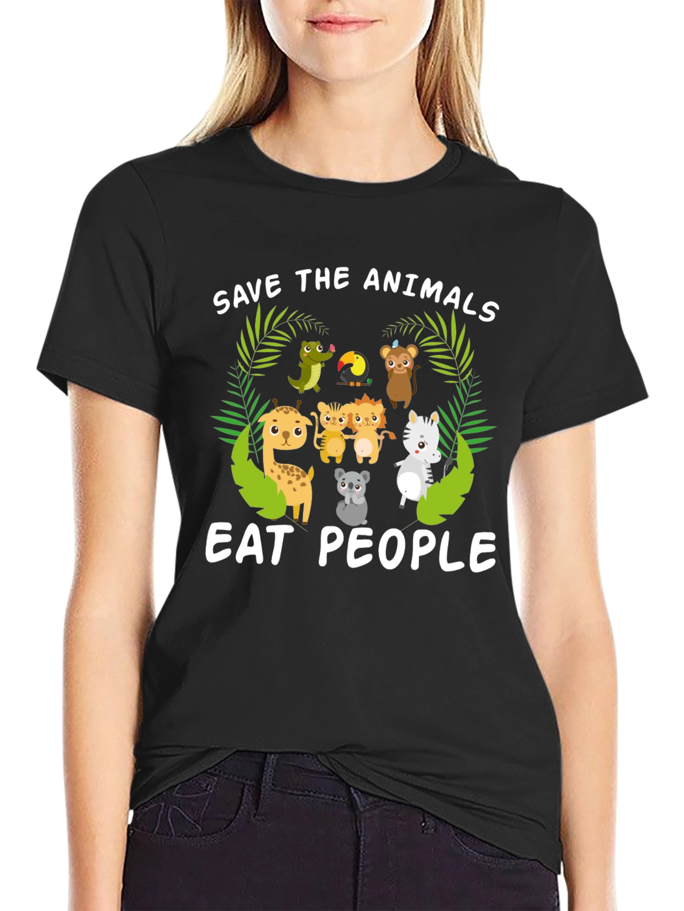Save the Animals Eat People T-Shirt
