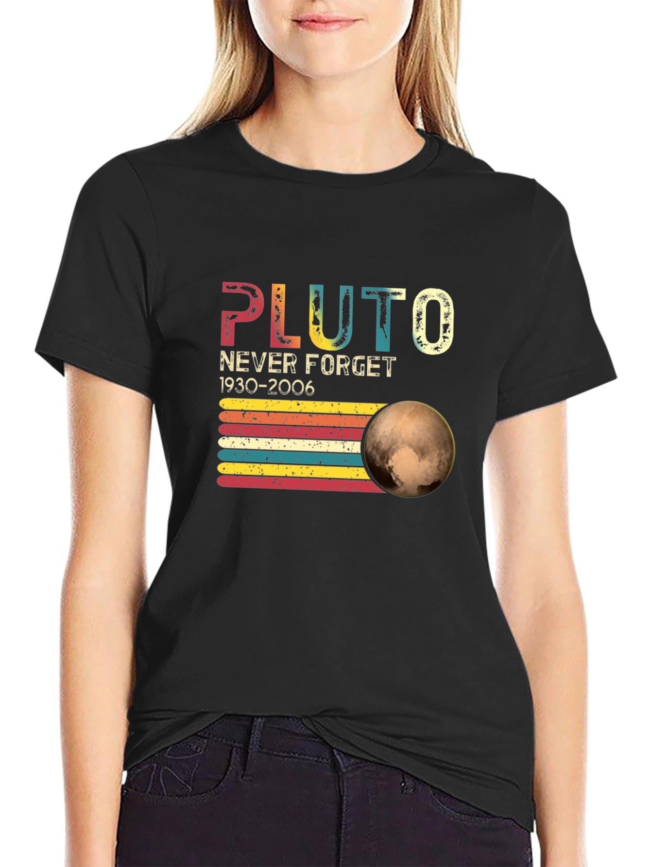 Retro Pluto Never Forget T-Shirt