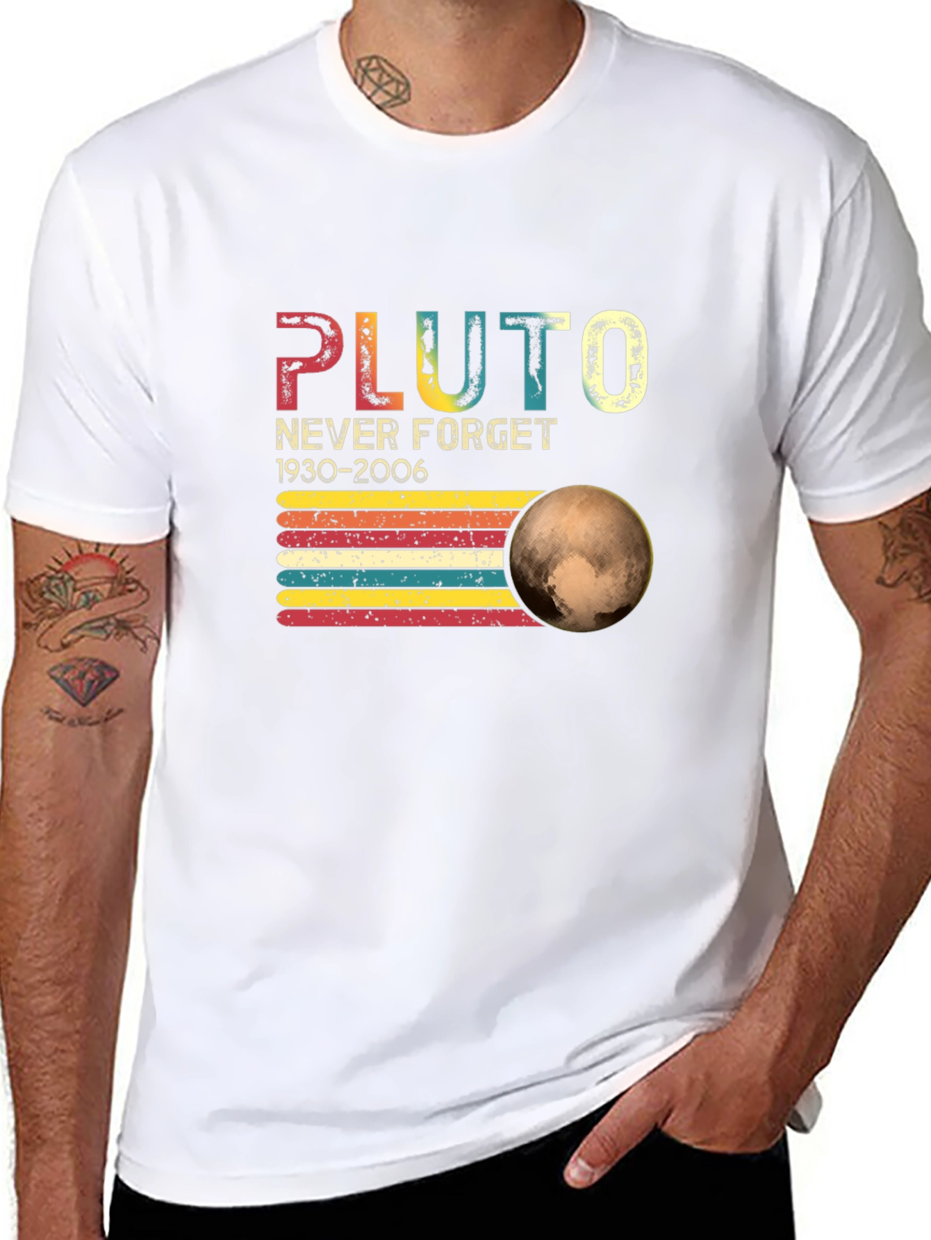 Retro Pluto Never Forget T-Shirt