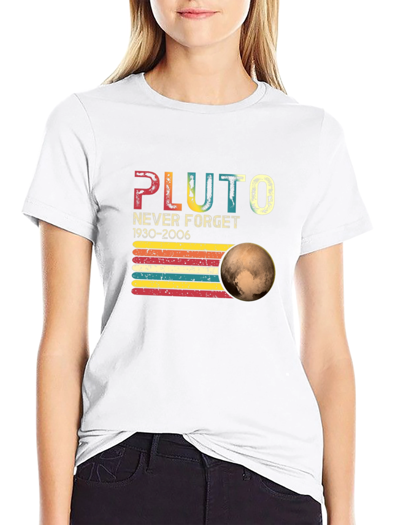 Retro Pluto Never Forget T-Shirt