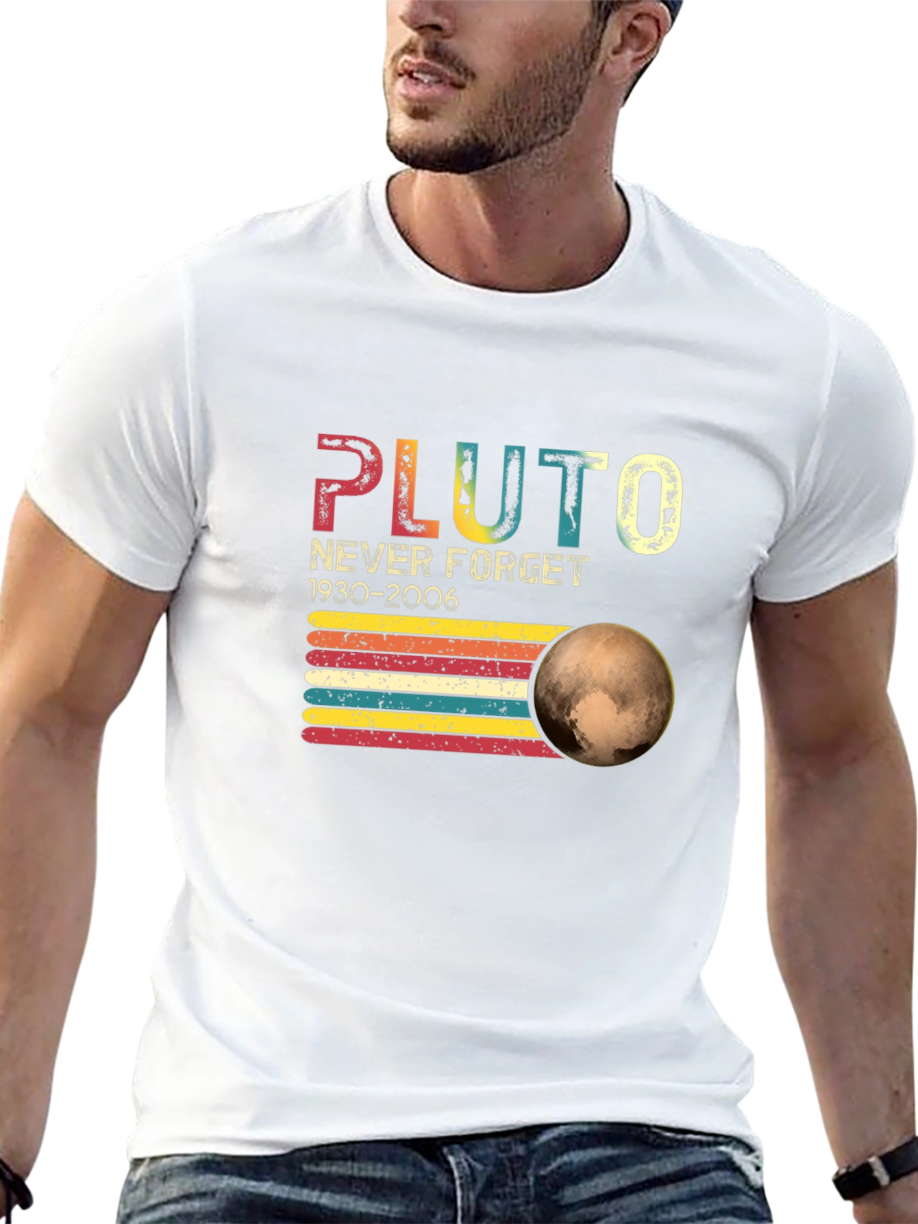 Retro Pluto Never Forget T-Shirt