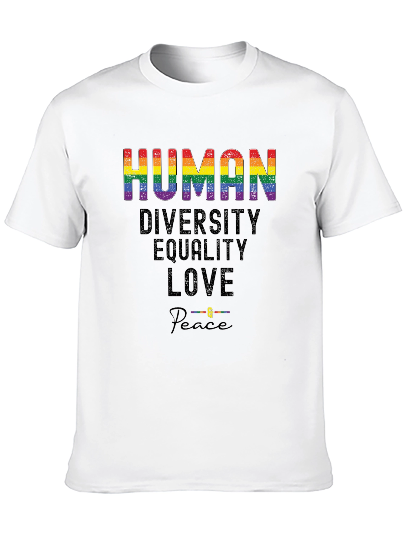 Human Diversity Equality Love & Peace T-Shirt