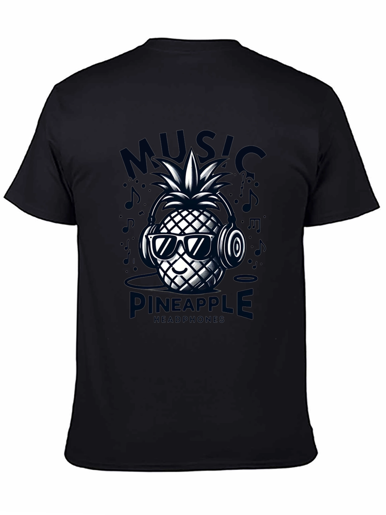 Music Pineapple Headphones T-Shirt