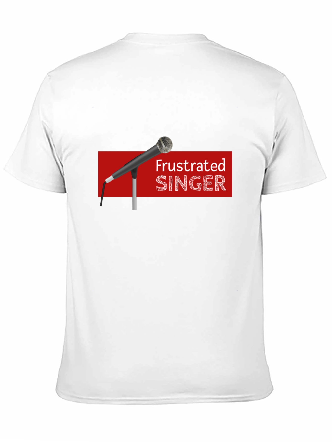 Frustrated Singer Black Graphic Tee