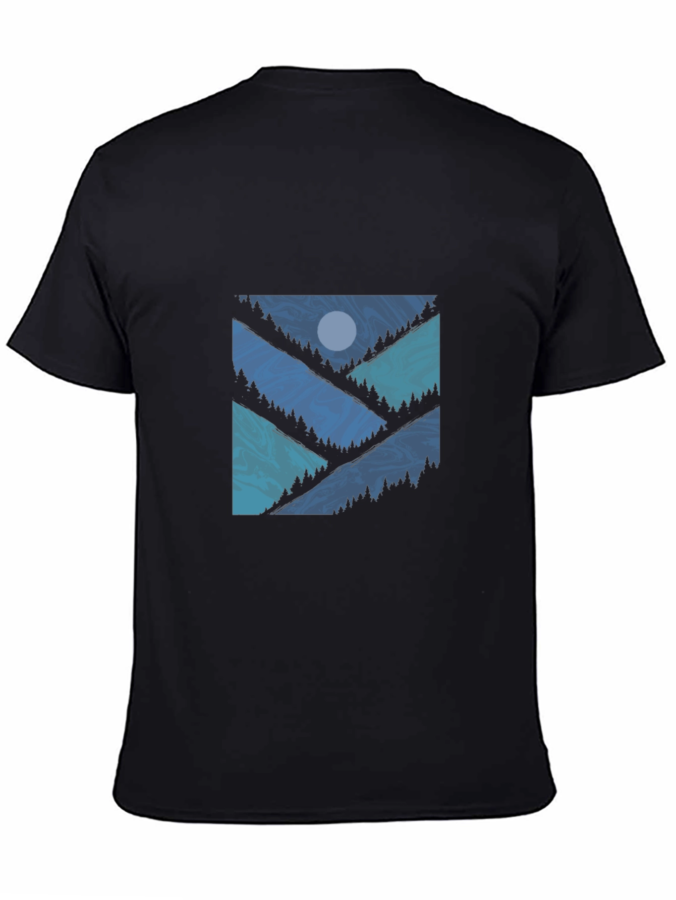 Geometric Mountainscape T-Shirt