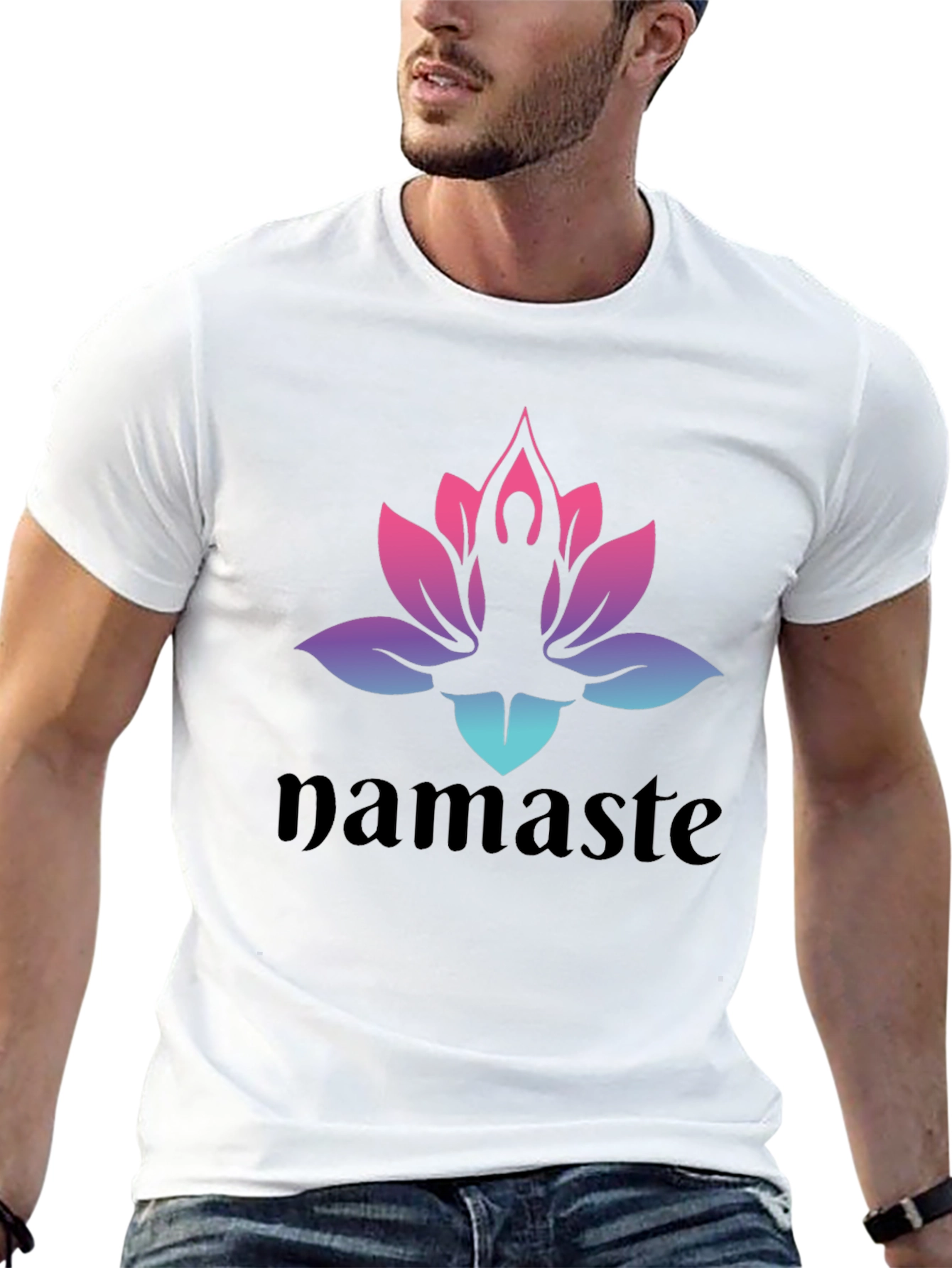 Namaste Lotus Yoga T-Shirt