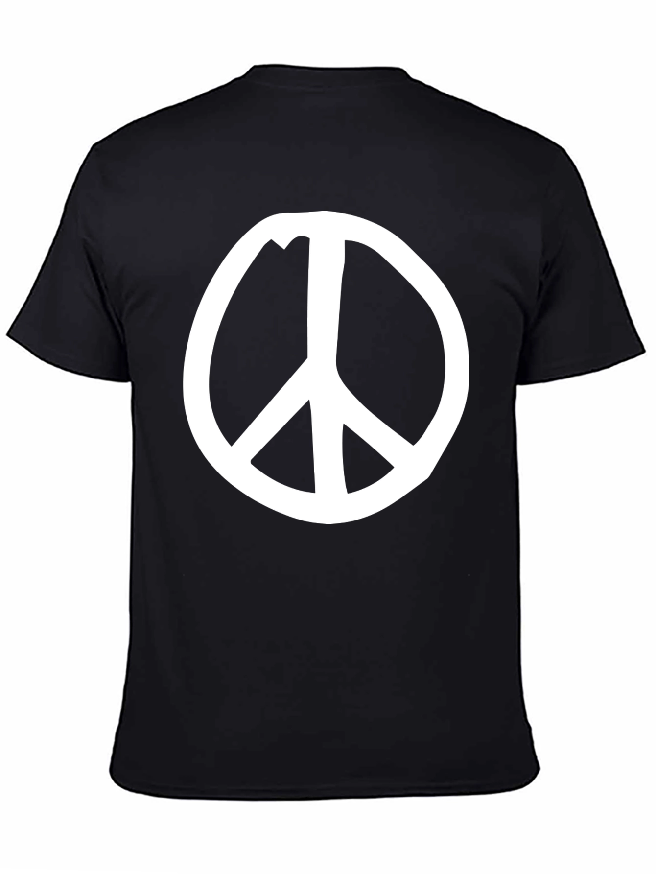 Peace Symbol T-Shirt - Classic Design Black