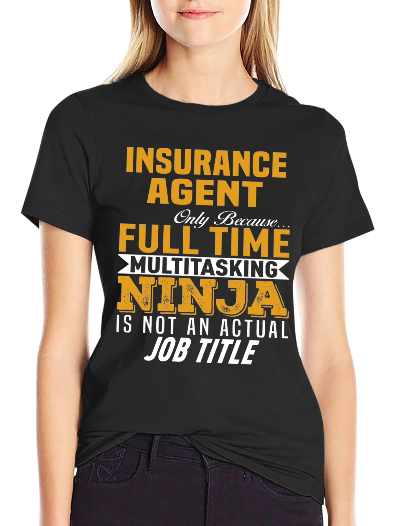 Insurance Agent Multitasking Ninja T-Shirt