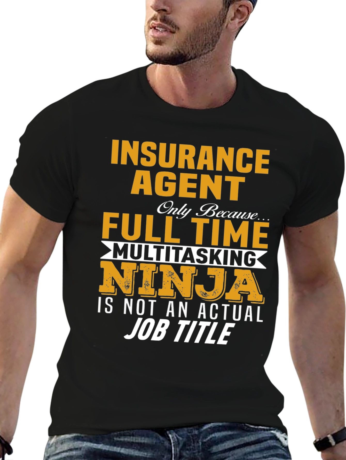 Insurance Agent Multitasking Ninja T-Shirt