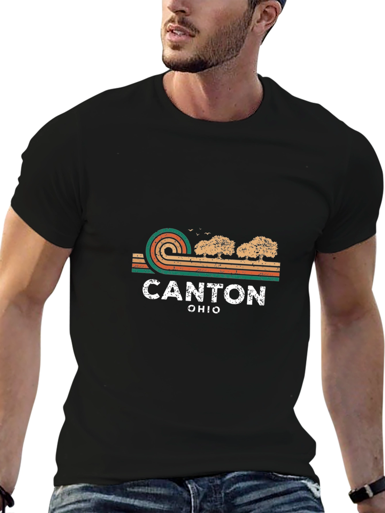 Canton Ohio Retro Graphic T-Shirt