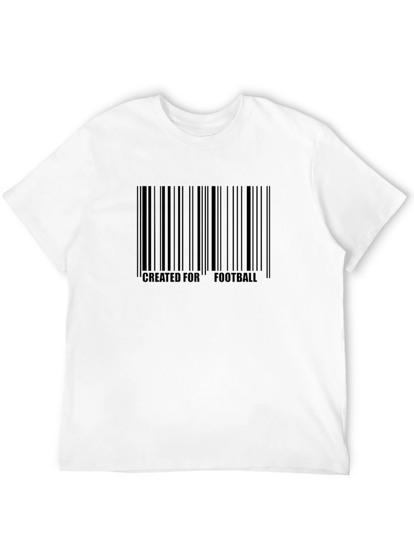 Football Barcode T-Shirt - Created For Football