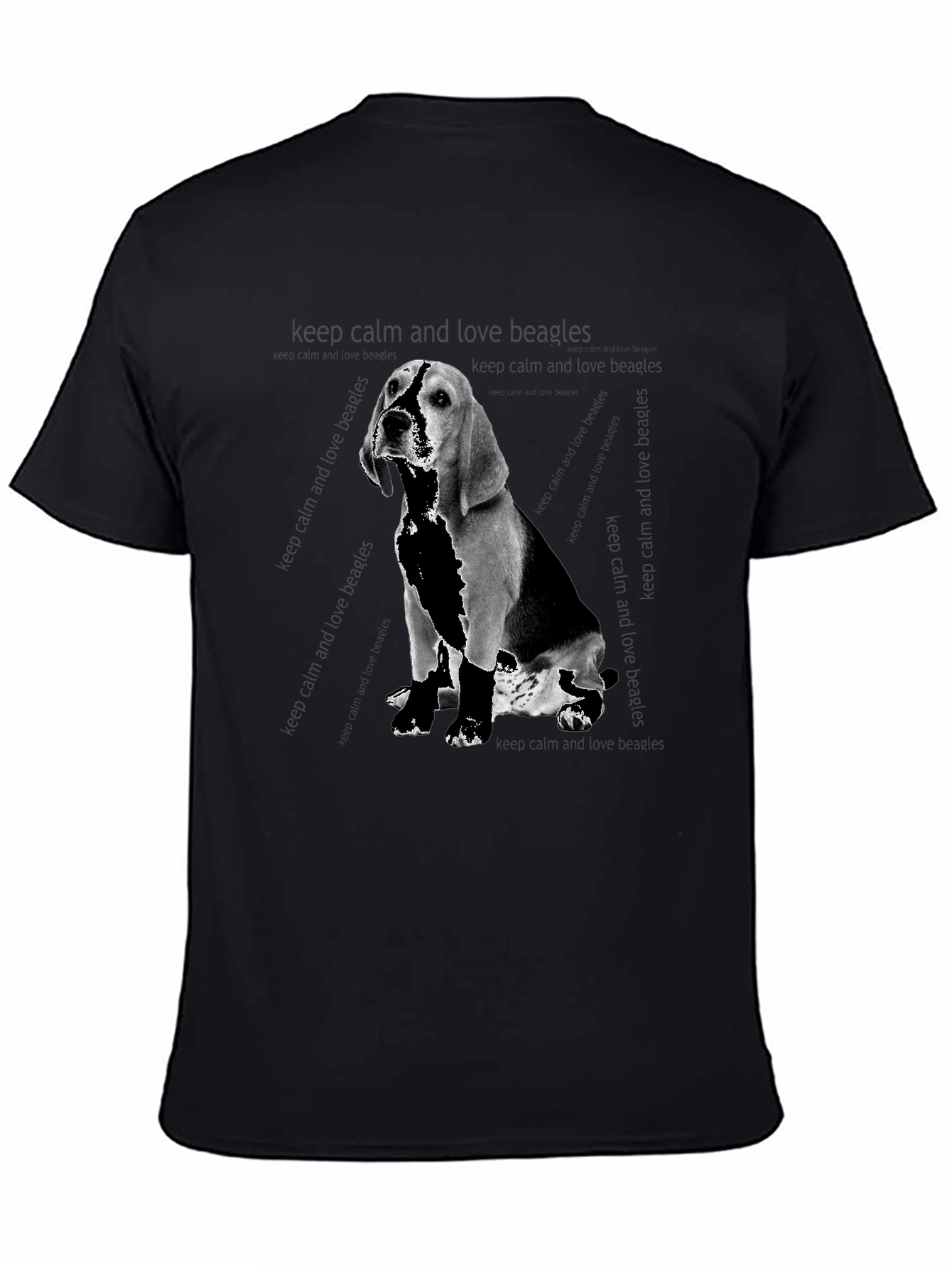 Beagle Dog Graphic Print T-Shirt
