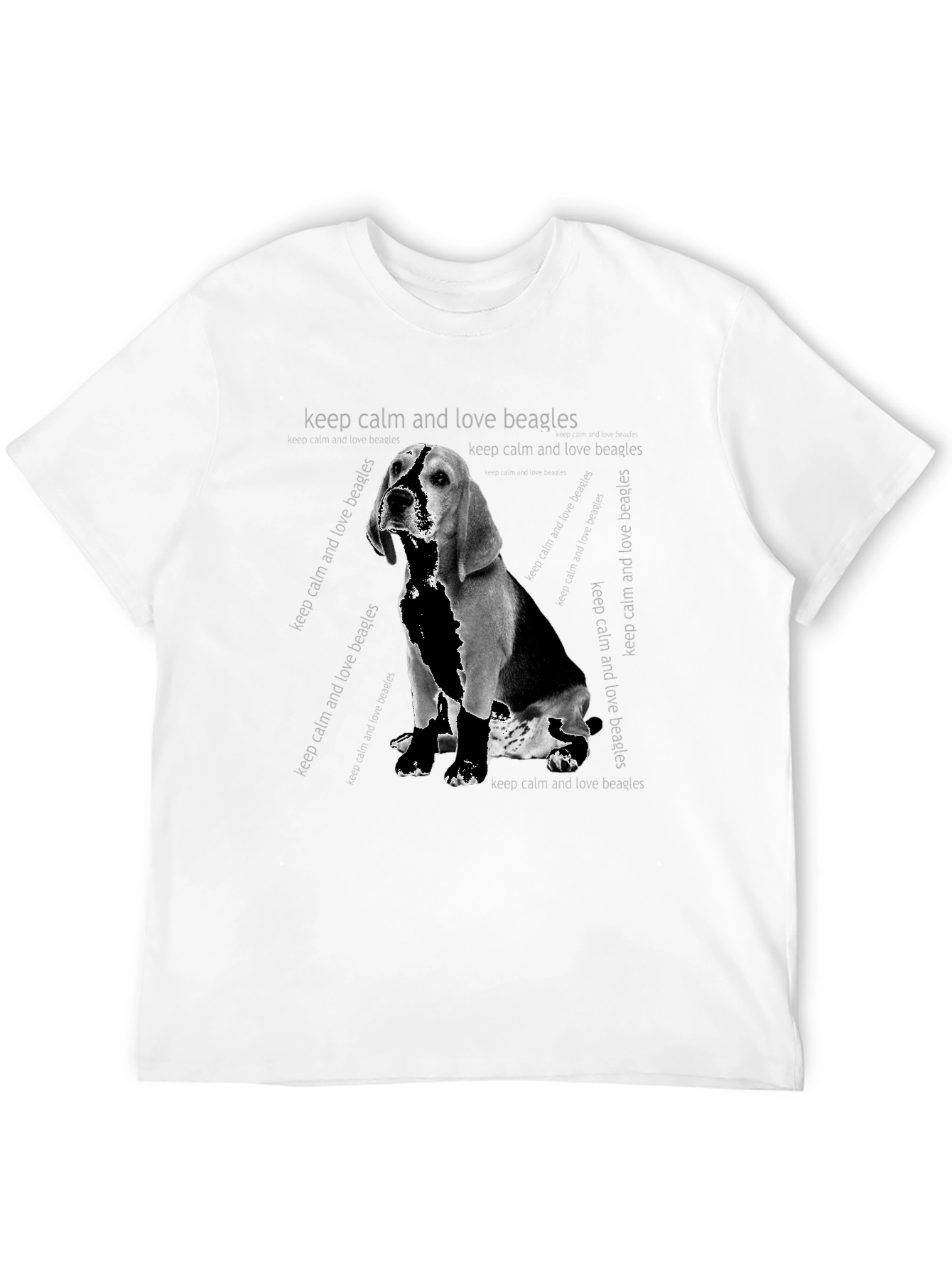 Beagle Dog Graphic Print T-Shirt