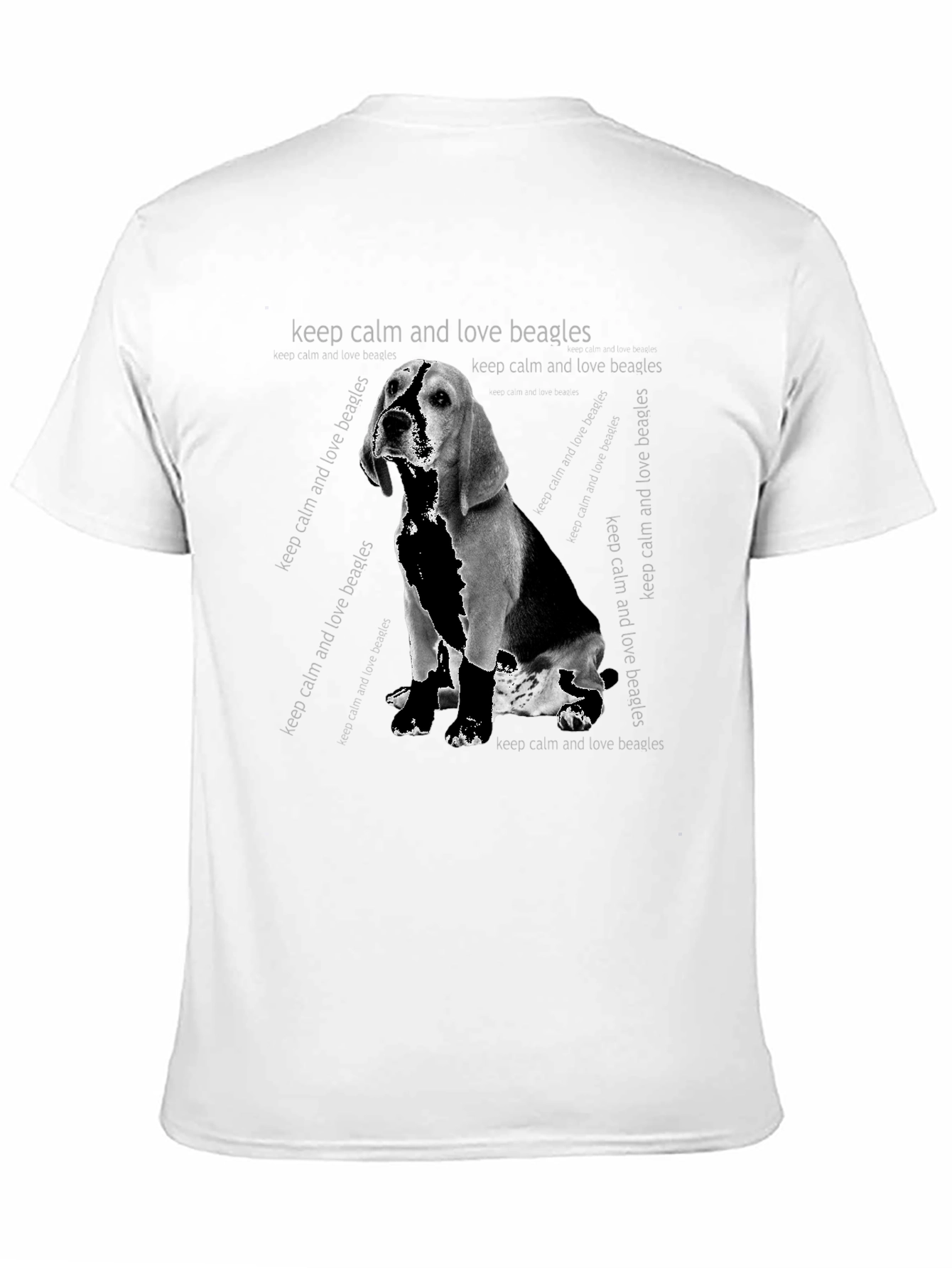 Beagle Dog Graphic Print T-Shirt