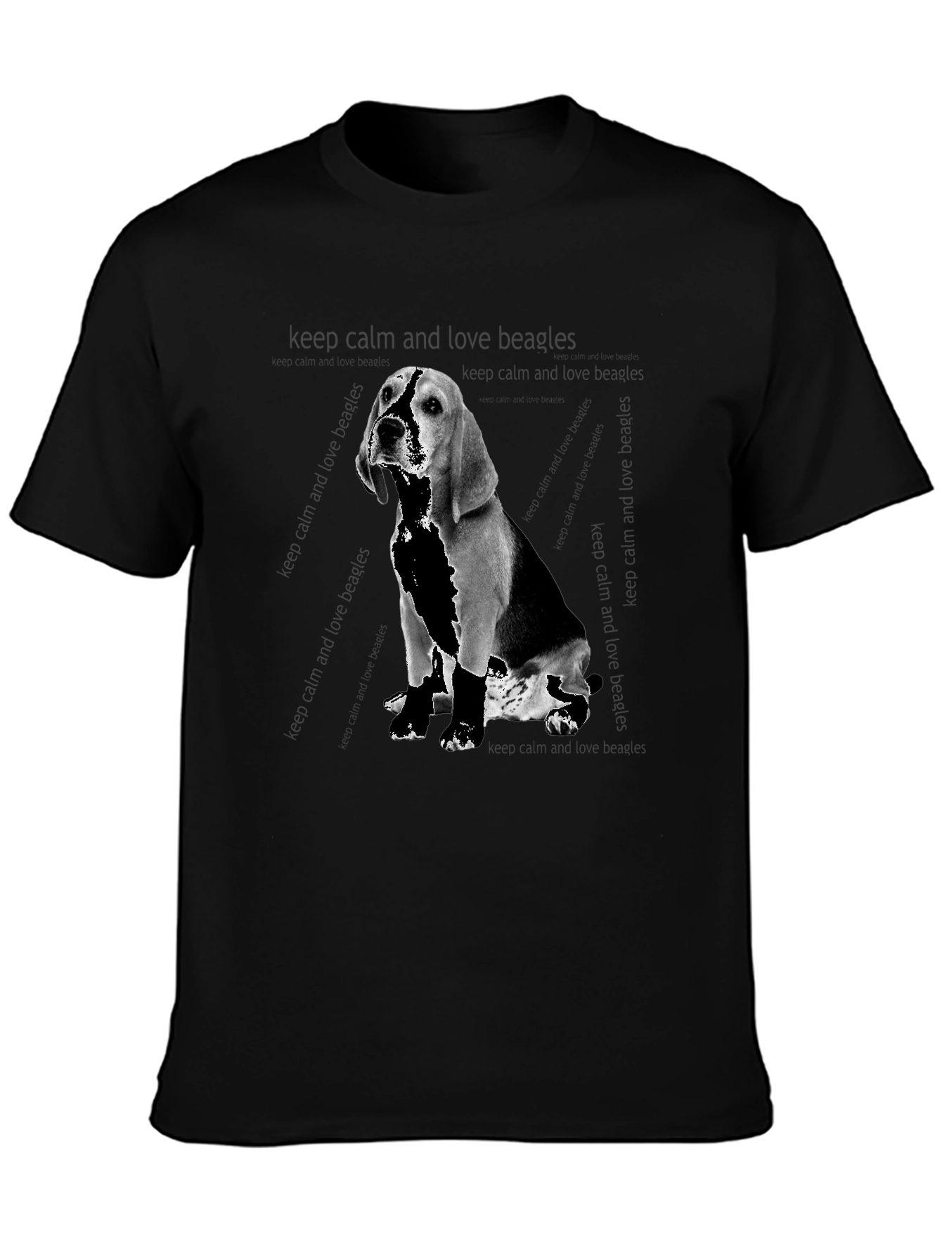 Beagle Dog Graphic Print T-Shirt