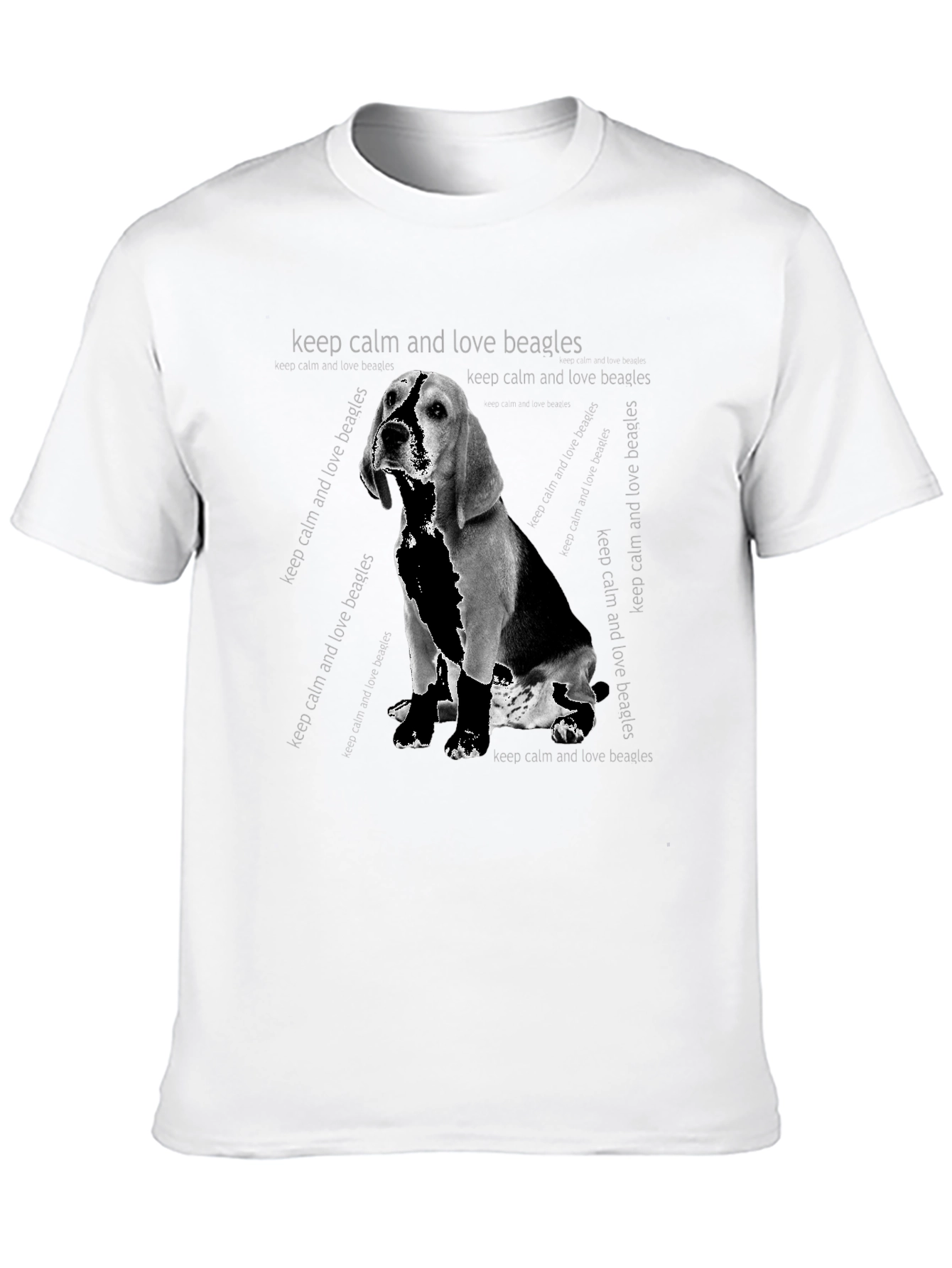Beagle Dog Graphic Print T-Shirt