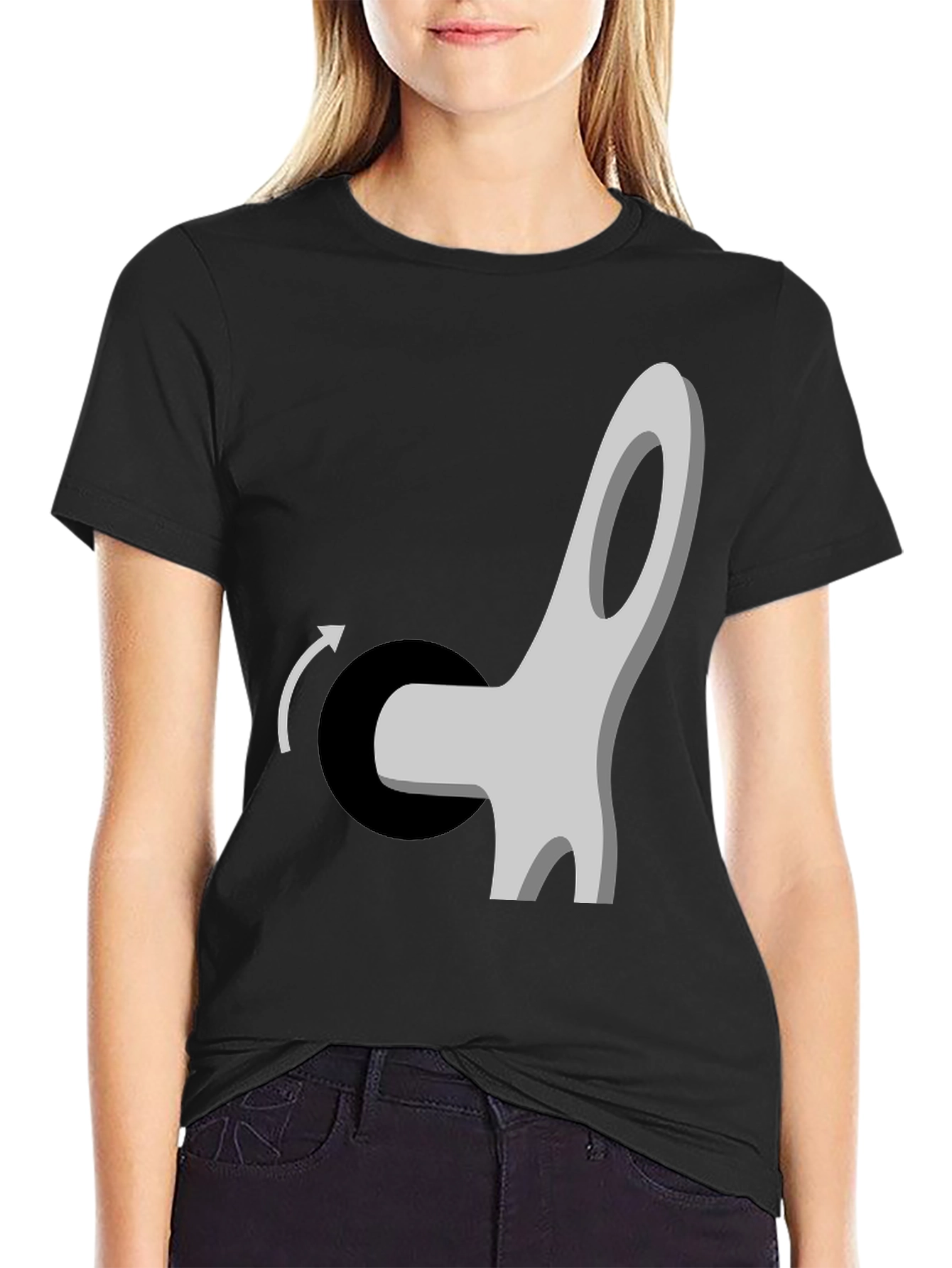 Rotating Chair Graphic T-Shirt