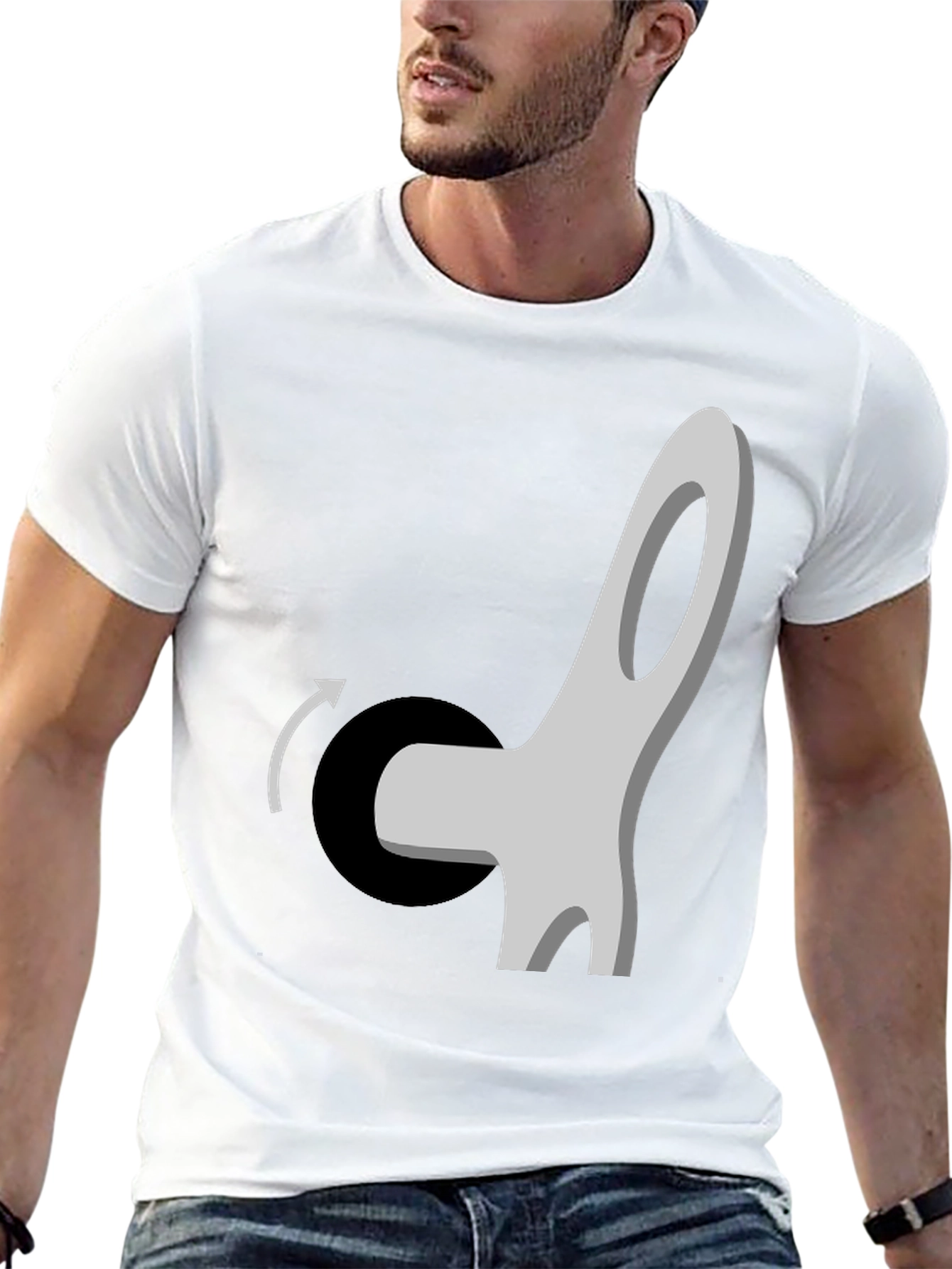 Rotating Chair Graphic T-Shirt