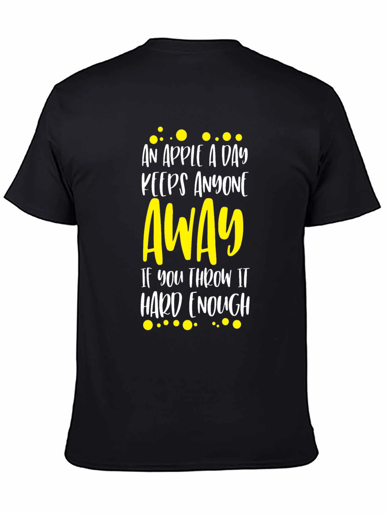 Funny Apple a Day Graphic Tee