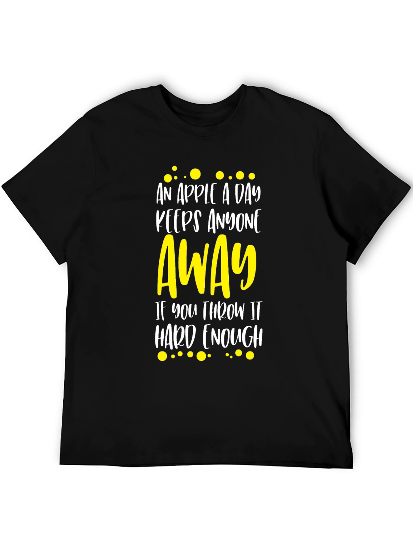 Funny Apple a Day Graphic Tee