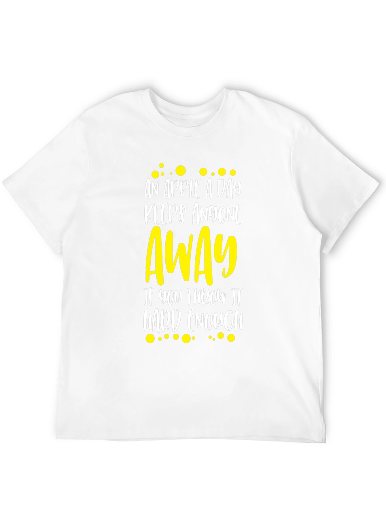 Funny Apple a Day Graphic Tee