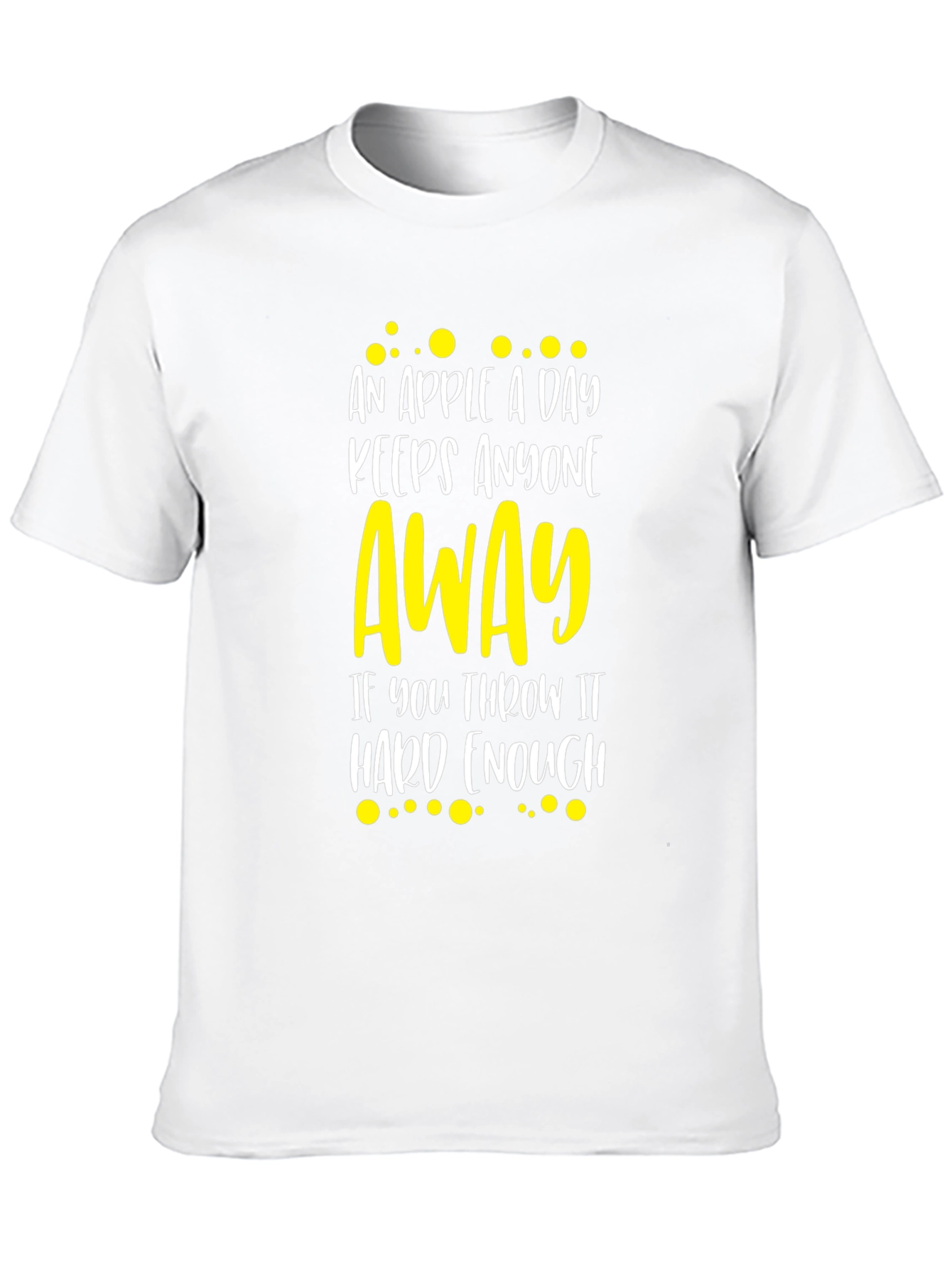 Funny Apple a Day Graphic Tee