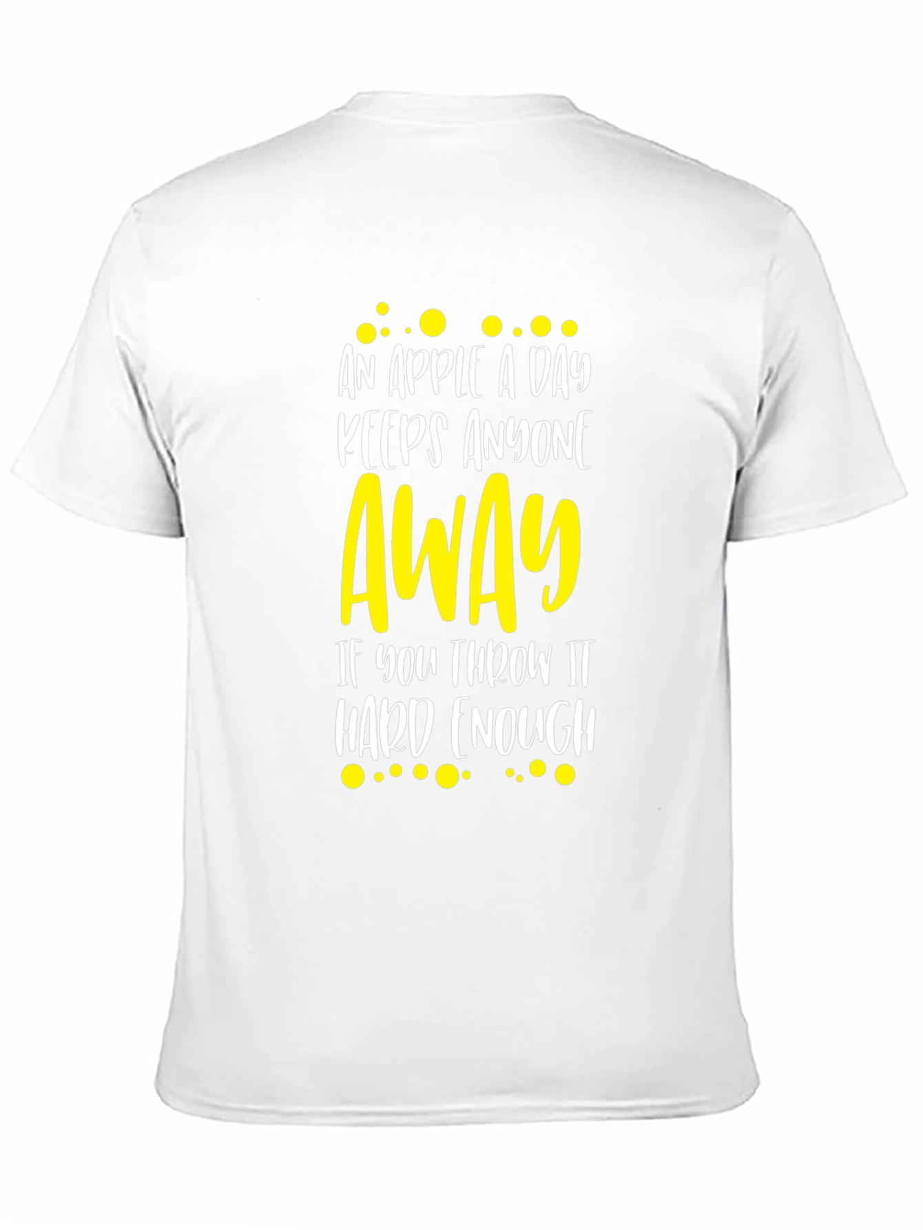 Funny Apple a Day Graphic Tee