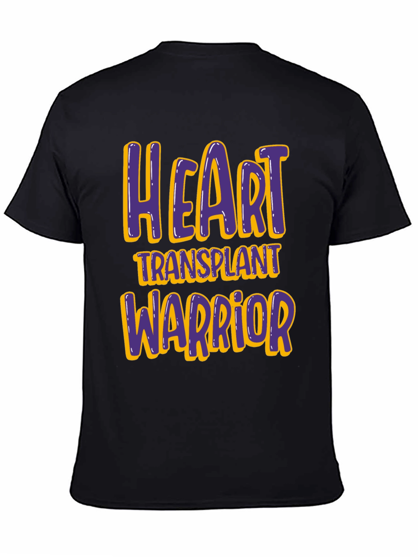 Heart Transplant Warrior T-Shirt - Black