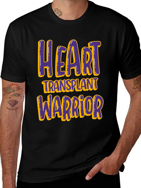 Heart Transplant Warrior T-Shirt - Black