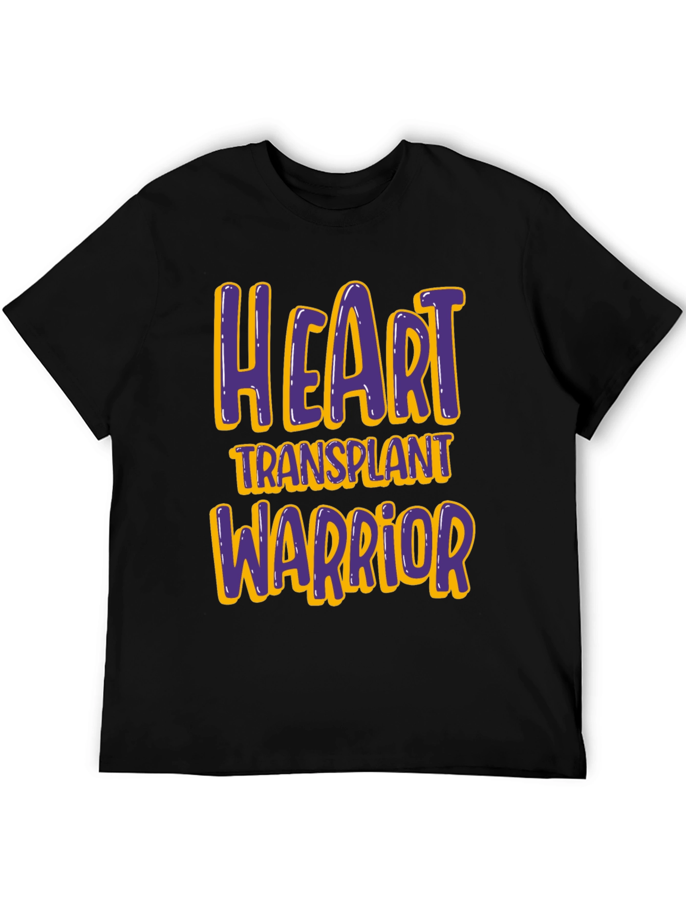 Heart Transplant Warrior T-Shirt - Black