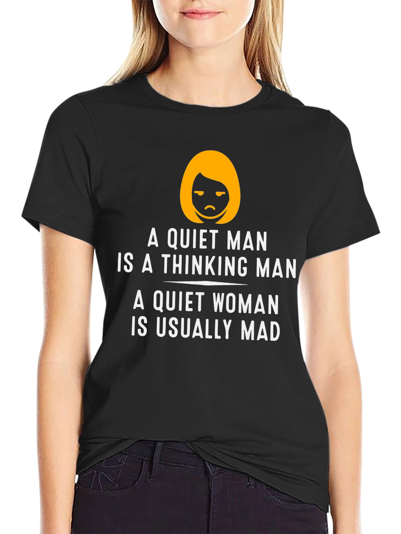 Funny Quiet Man/Woman T-Shirt
