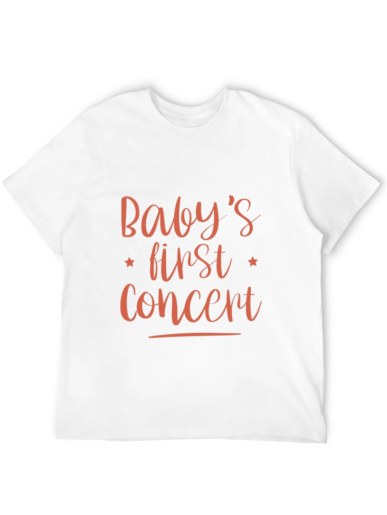 Babys First Concert Black Cotton T-Shirt