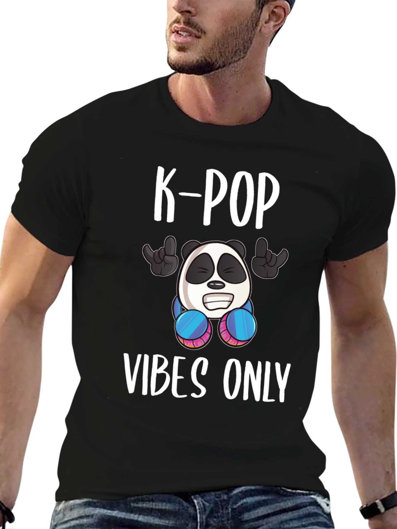 K-Pop Panda Vibes T-Shirt