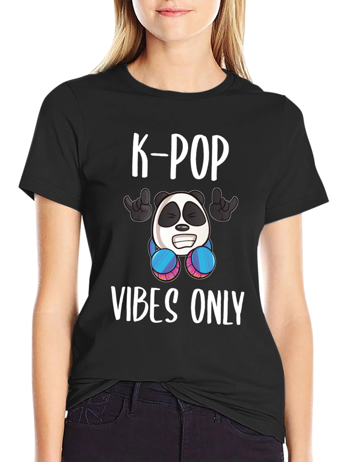 K-Pop Panda Vibes T-Shirt