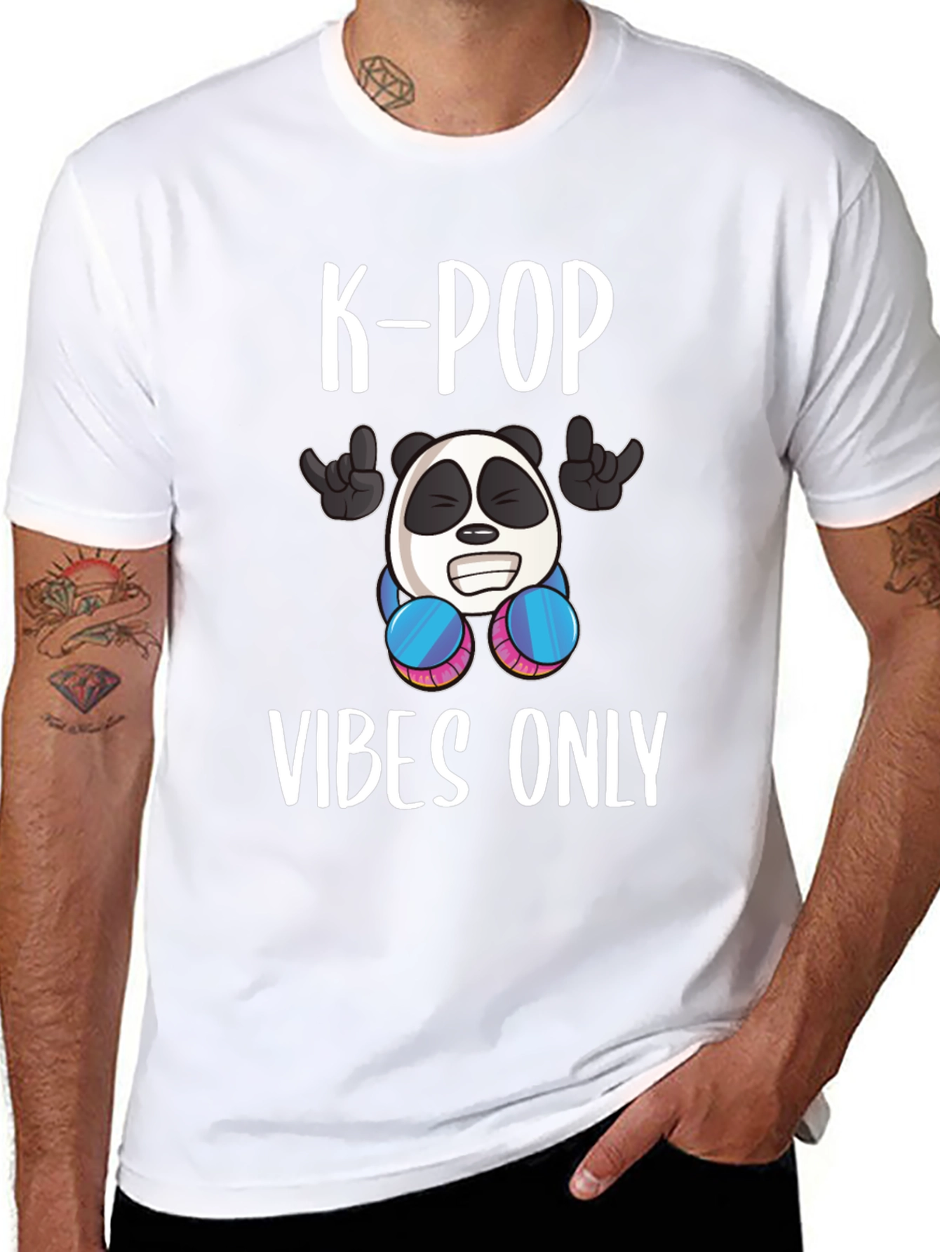 K-Pop Panda Vibes T-Shirt