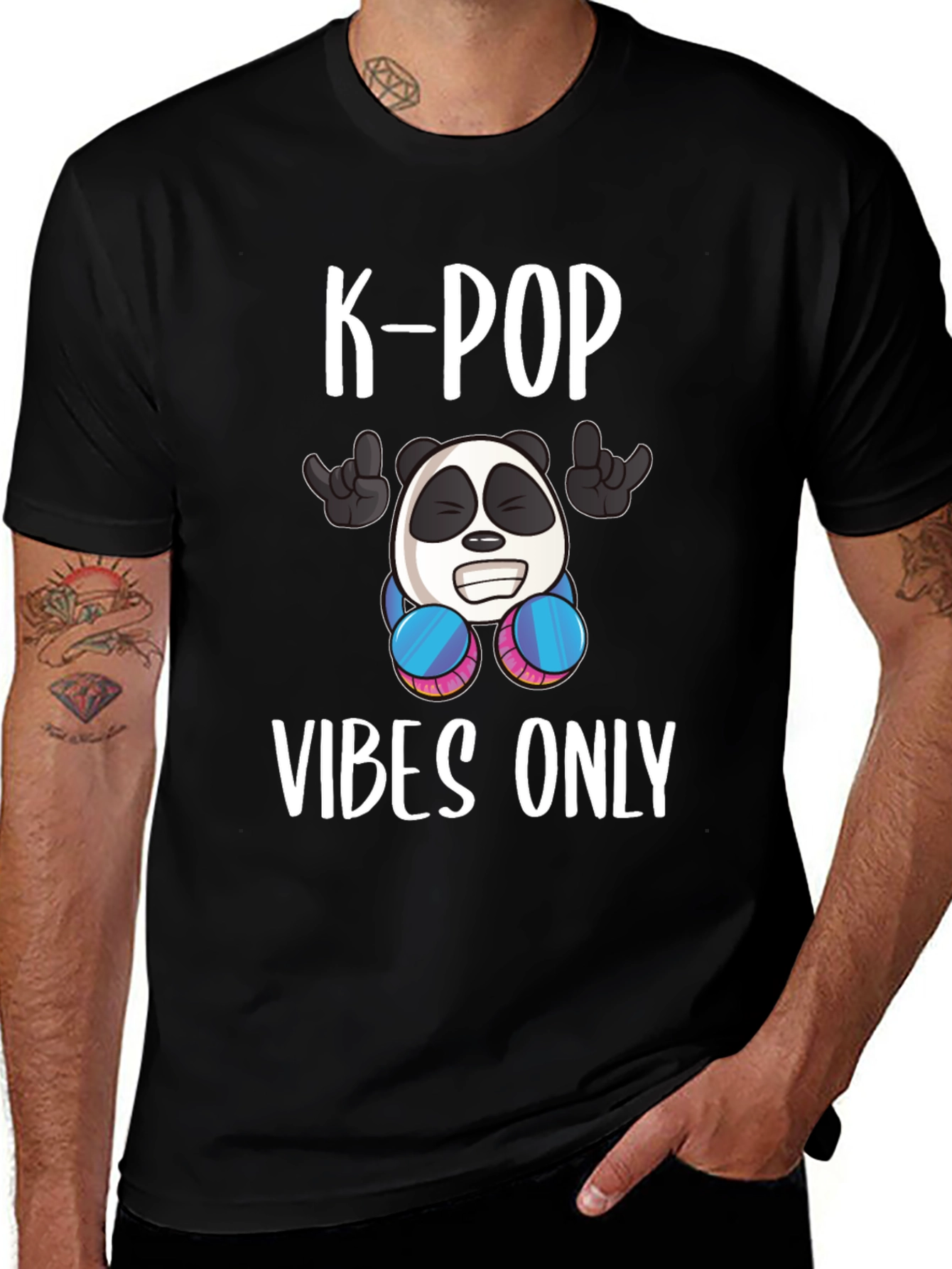 K-Pop Panda Vibes T-Shirt