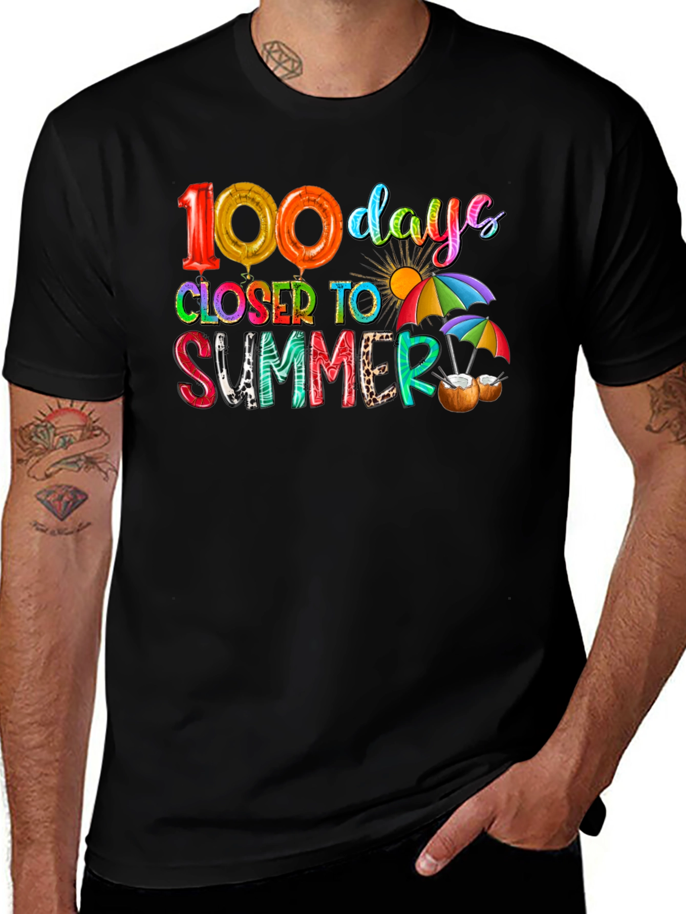 100 Days Closer To Summer Graphic Tee