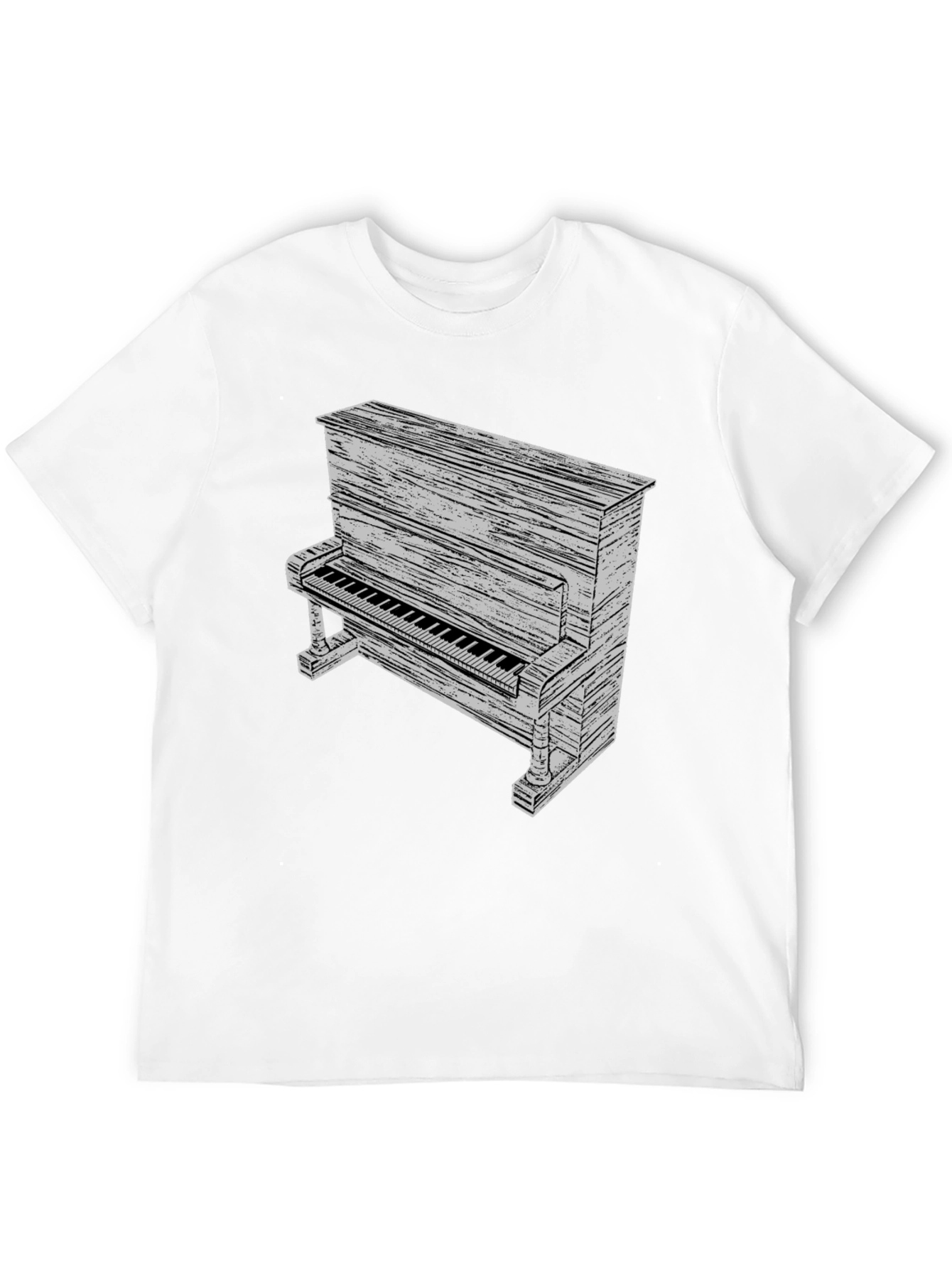 Piano Graphic Tee - Black T-Shirt