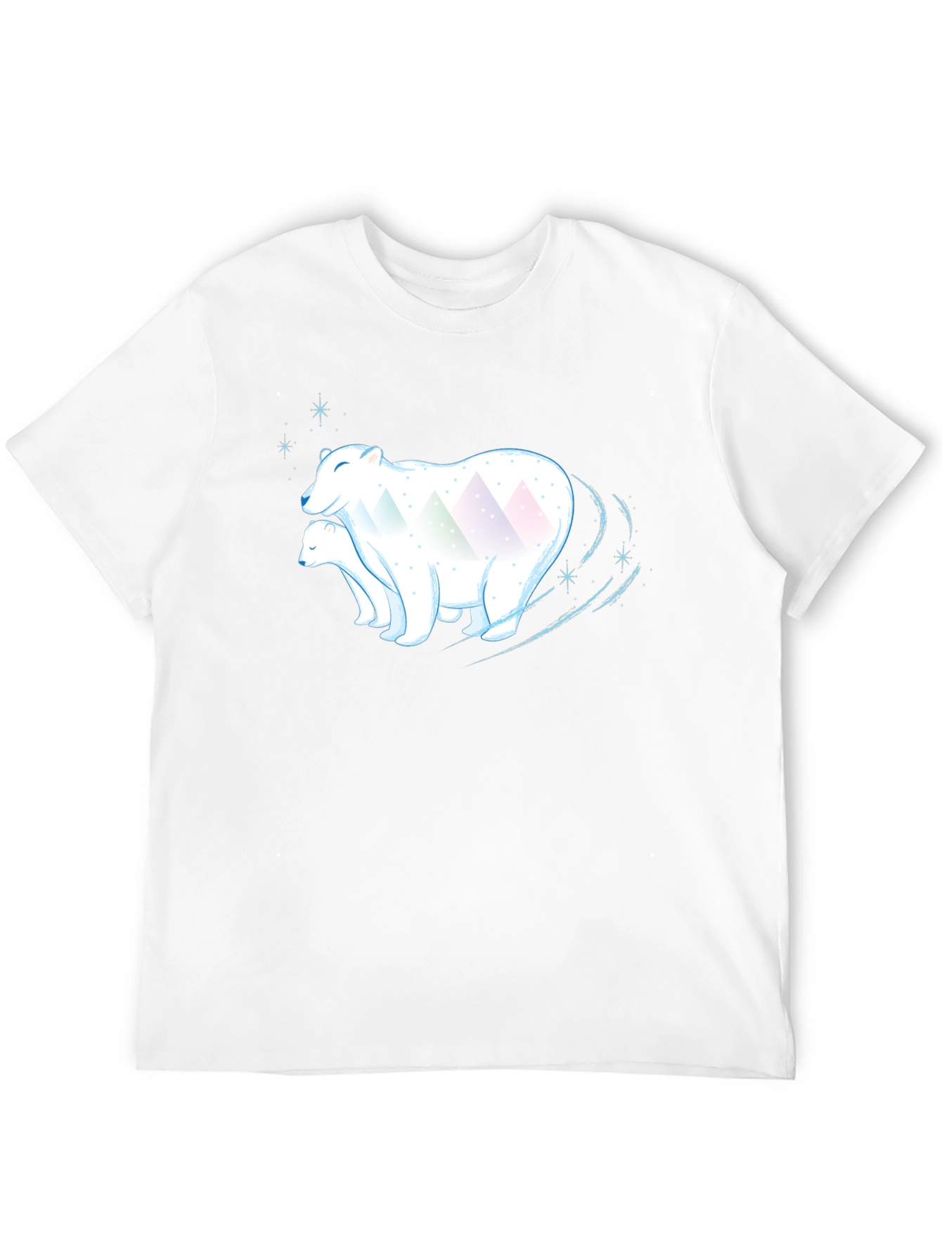 Polar Bear Graphic Tee - Black